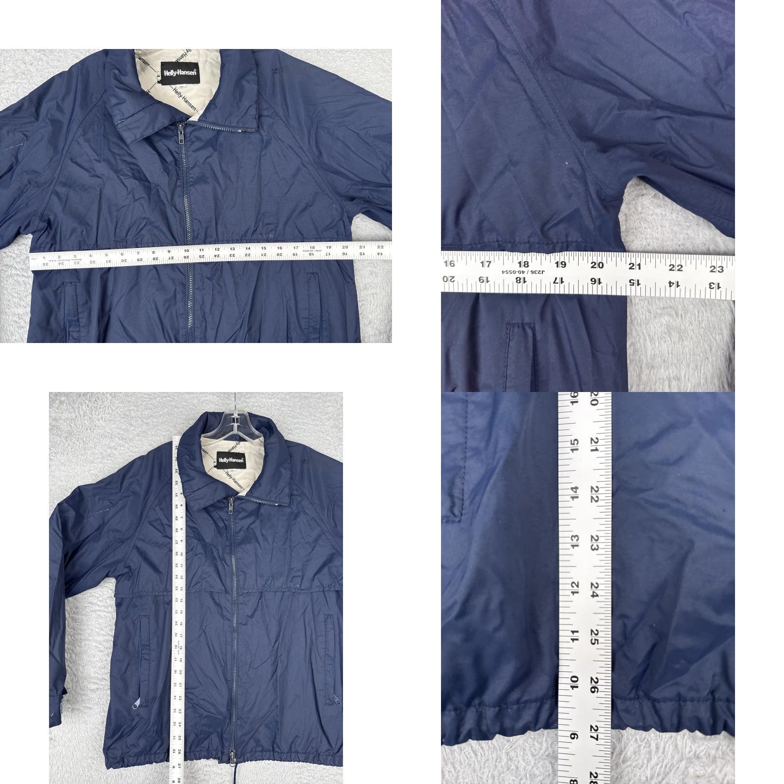 Helly Hansen Helly Hansen Jacket Mens Medium Blue Windbreaker Full Zip Lined Lightweight READ Size US M / EU 48-50 / 2 - 8 Thumbnail