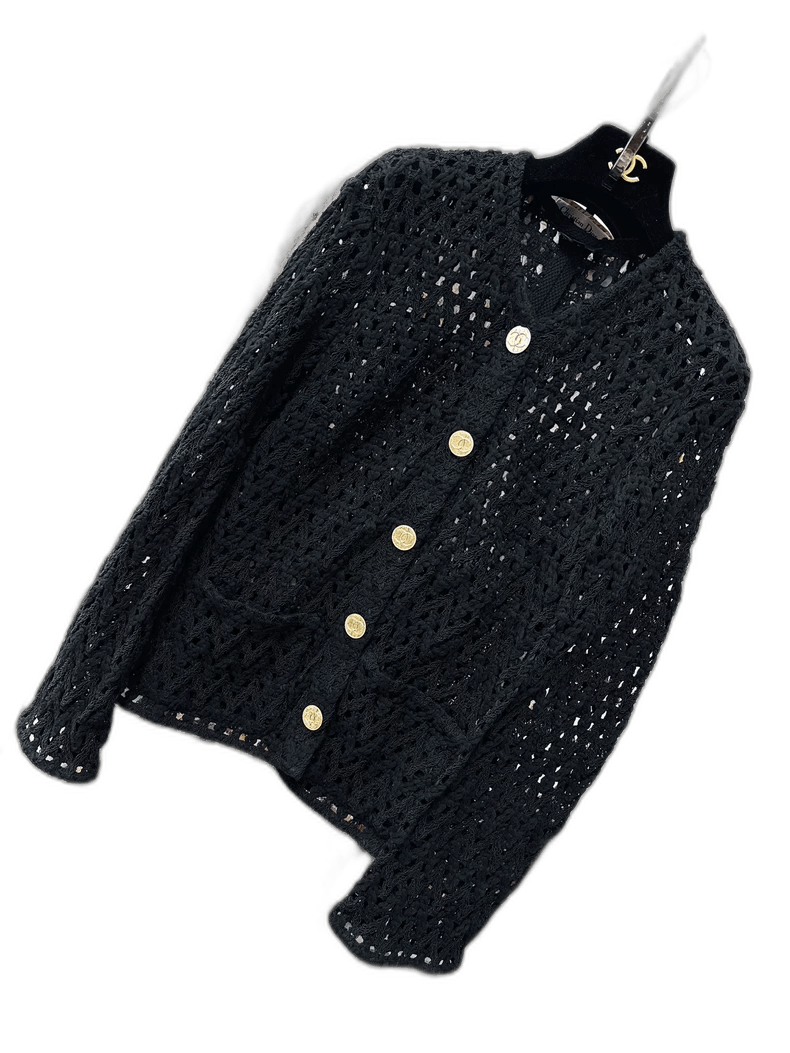 Chanel Chanel 20k Equestrian Mesh Knit Jacket Size M / US 6-8 / IT 42-44 - 1 Thumbnail