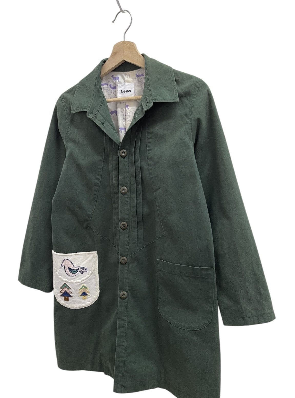 Ne-Net Ne-Net Olive Long Jacket Size US S / EU 44-46 / 1 - 5 Thumbnail