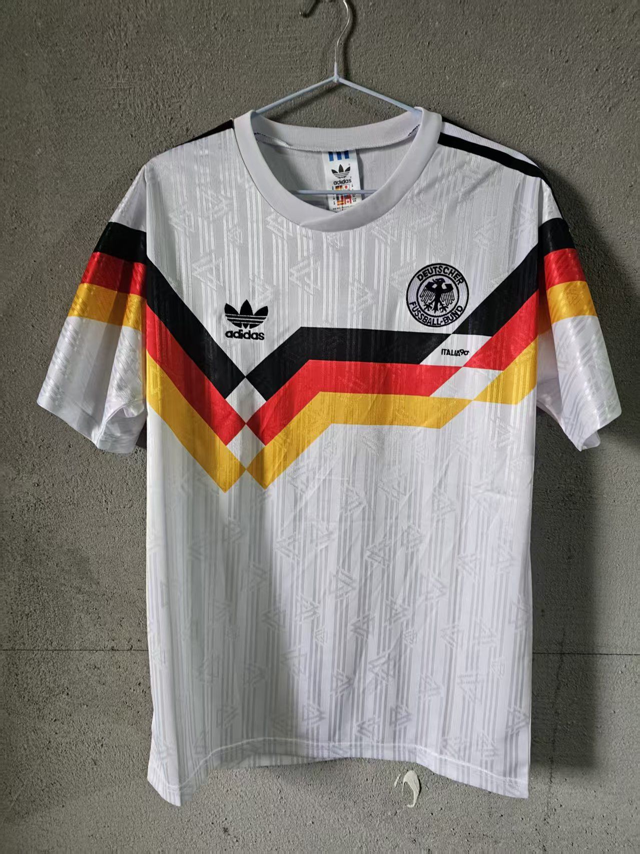 Other 1990 Germany #9 Rudi Völler Jersey Home Size US XL / EU 56 / 4 - 2 Thumbnail