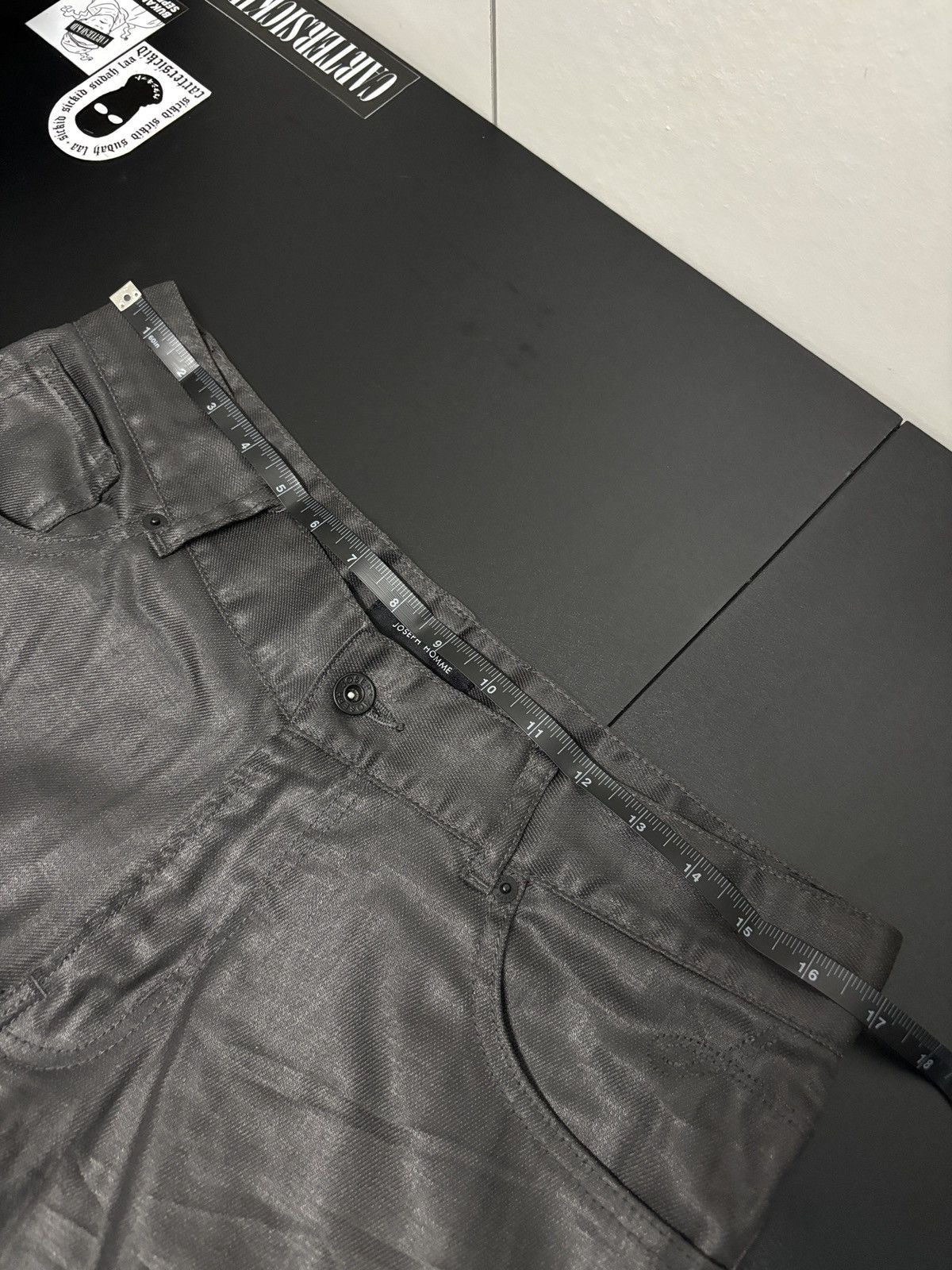 JOSEPH HOMME Joseph Homme Waxed Coat Straight Cut Pants Size US 33 - 11 Thumbnail