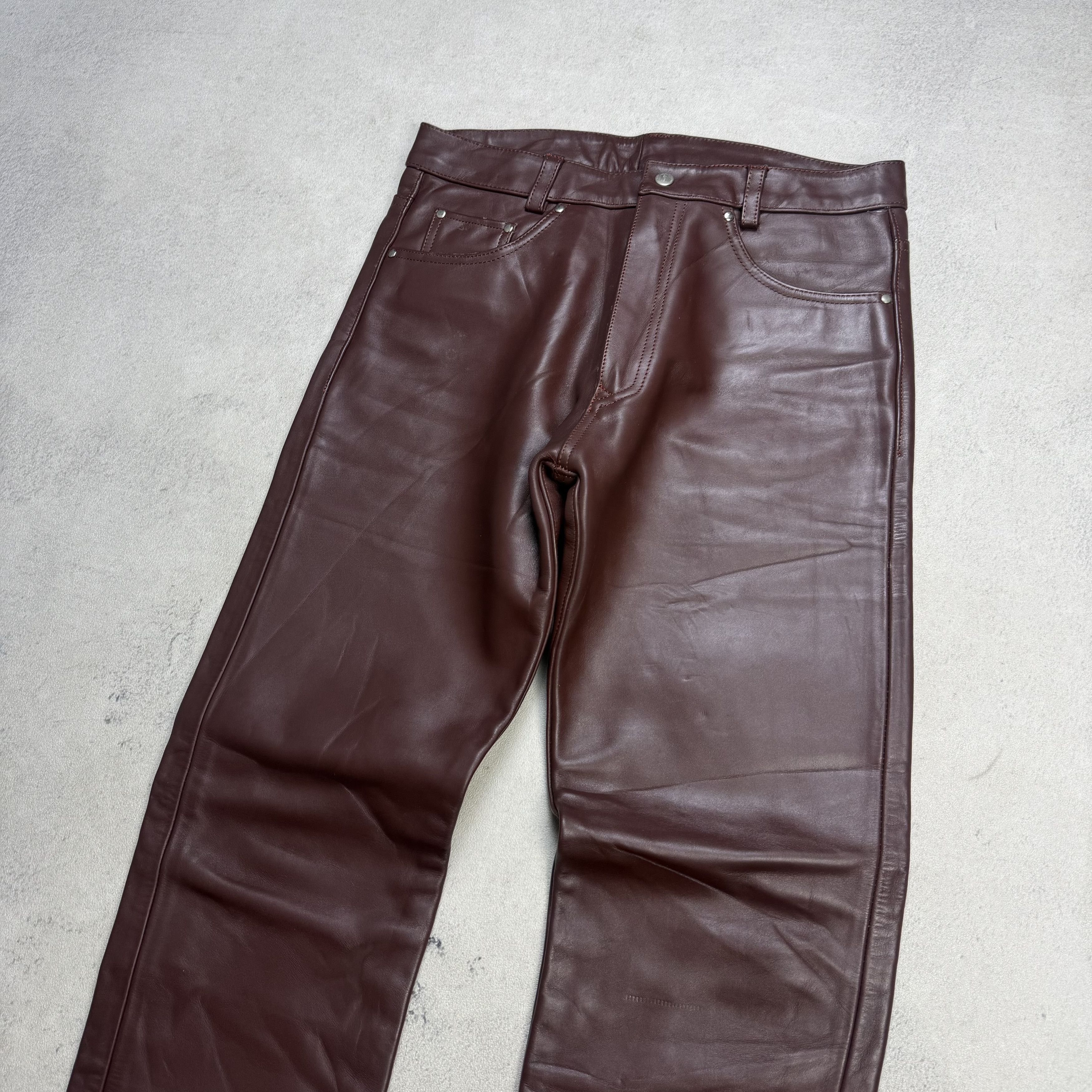 Indian Motorcycle Indian Motorcycle Cowhide Leather Pants Size US 32 / EU 48 - 3 Thumbnail