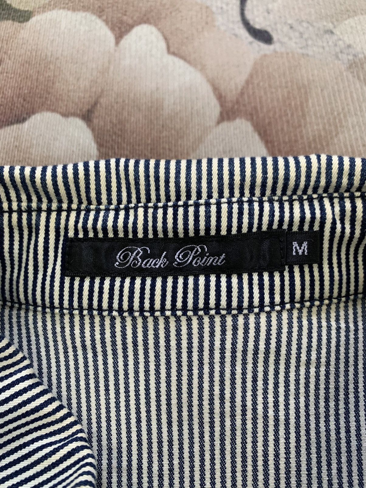Japanese Brand Hickory Stripes Back Point Jacket Size US M / EU 48-50 / 2 - 14 Thumbnail