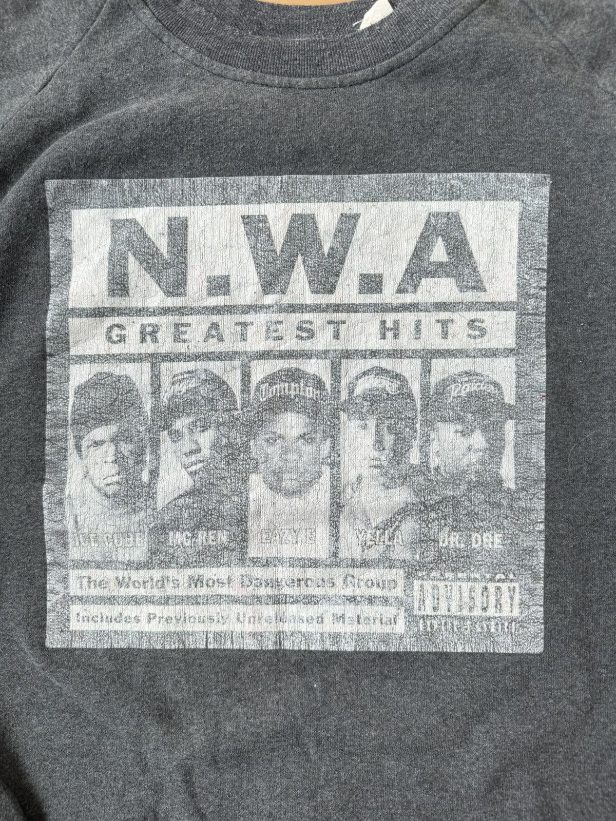 Band Tees × Rap Tees × Vintage Vintage NWA RAP HIPHOP SWT01 Size US L / EU 52-54 / 3 - 2 Thumbnail