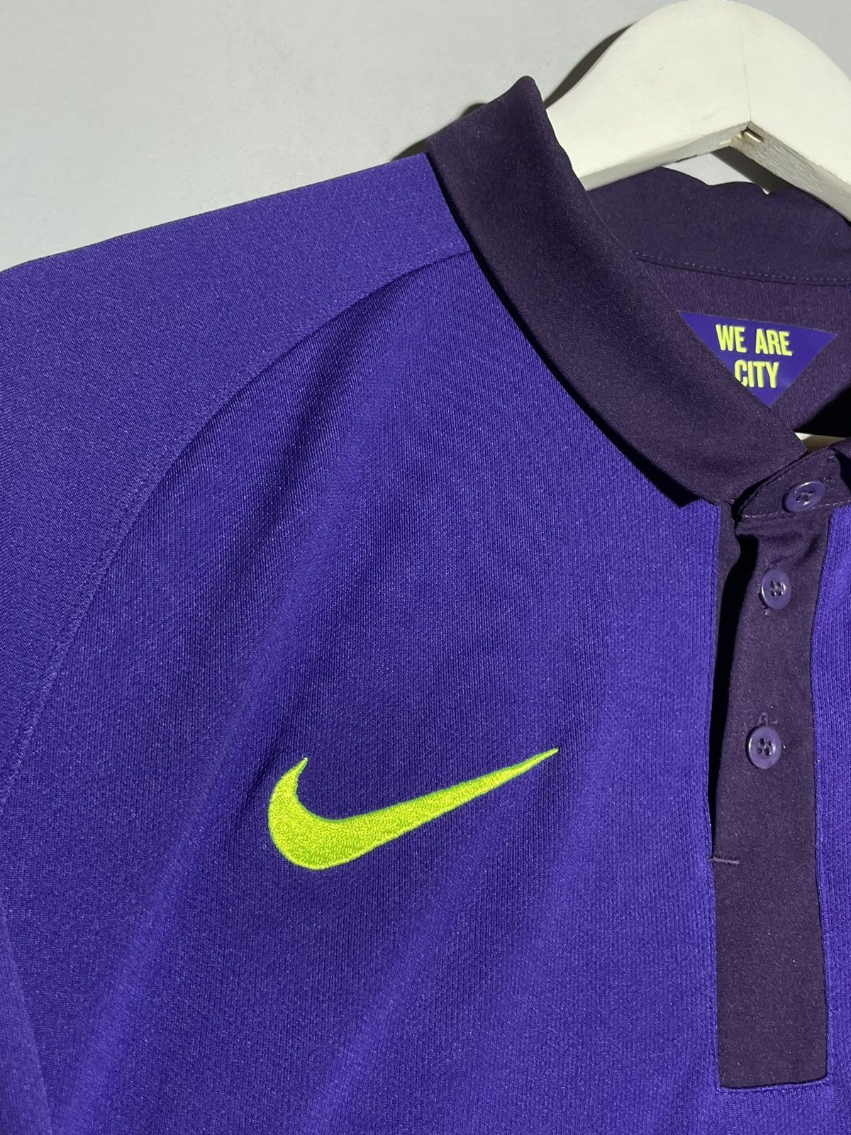 Nike Manchester City Nike 2014/15 Third Y2k Football Shirt Size US L / EU 52-54 / 3 - 5 Thumbnail