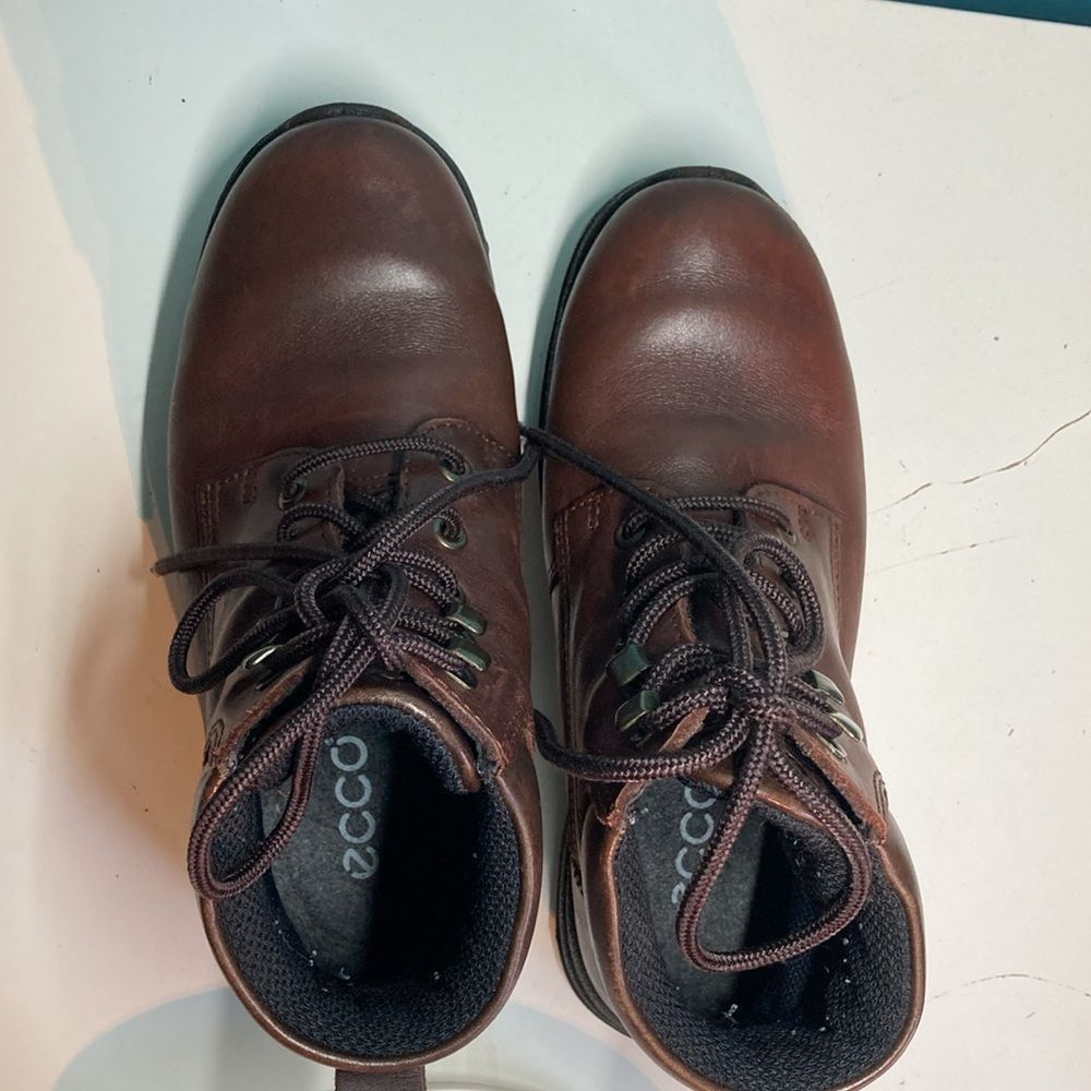 Ecco Ecco Womens Brown Leather Gore Tex Boots Size 36 US 5.5 Size US 5.5 / IT 35.5 - 13 Thumbnail
