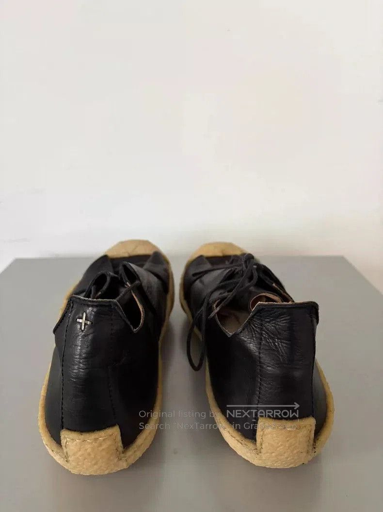 Ma+ Men's Black Foldable Leather Sport Shoes. Size US 8.5 / EU 41-42 - 4 Thumbnail