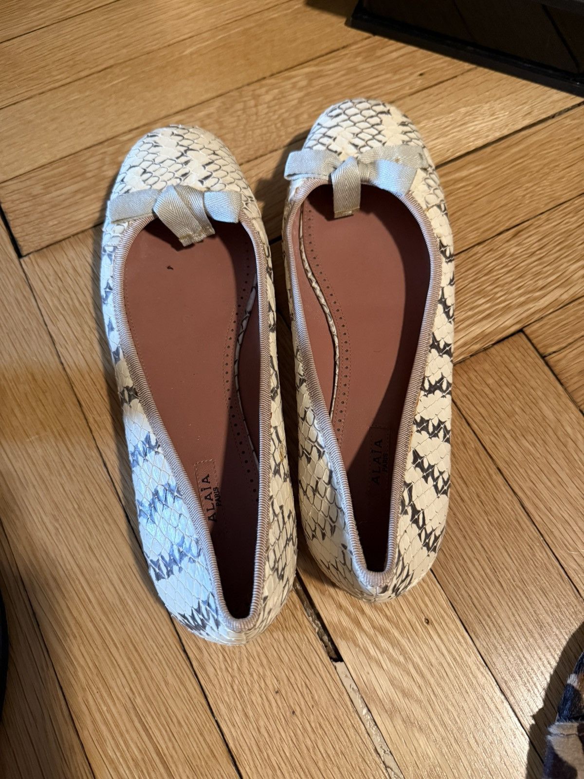 Alaia Alaia ankle wrap sandals calf skin leopard Size US 10.5 / IT 40.5 - 2 Thumbnail