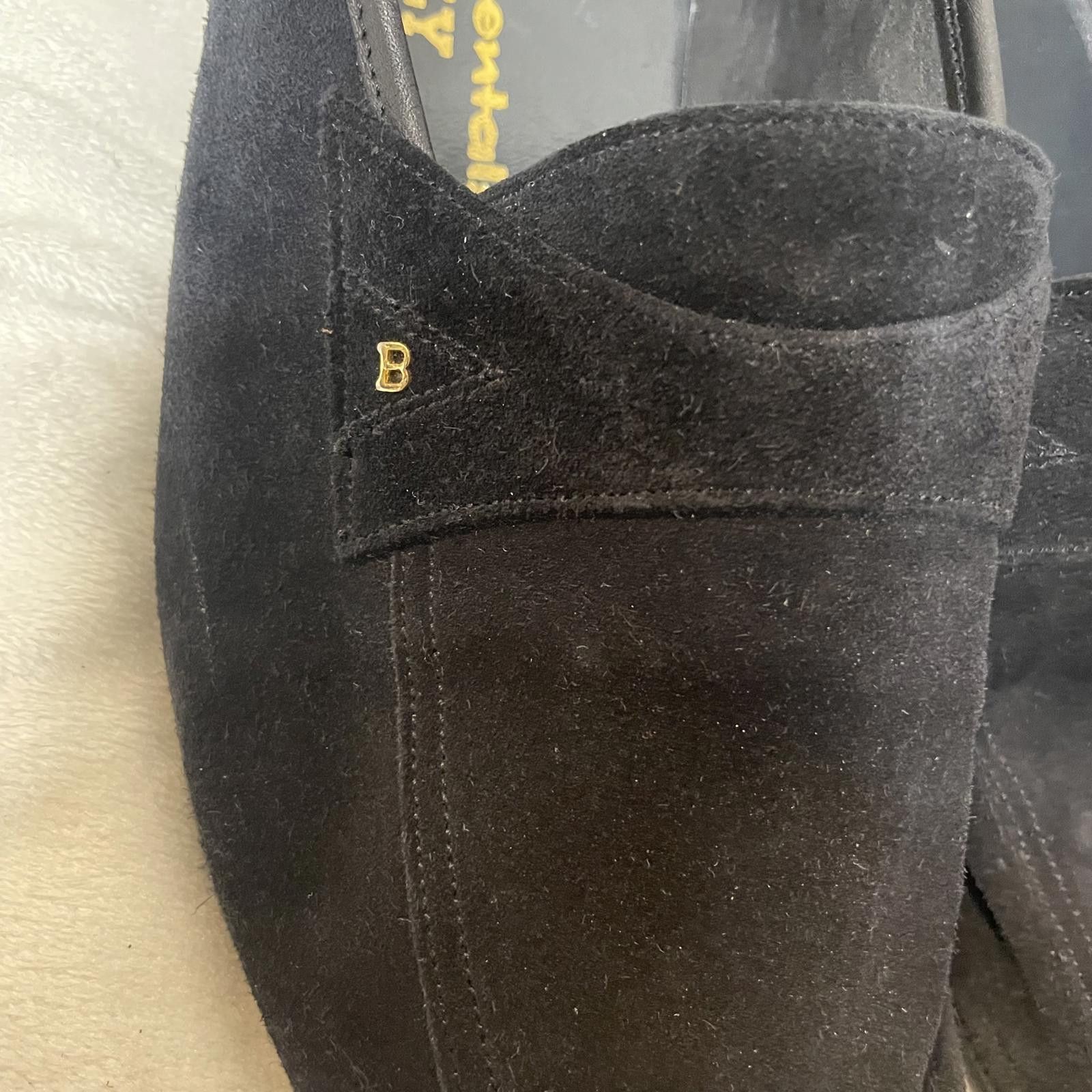 Bally Vintage Bally Black Suede Loafers Men's –Made in Switzerland Size US 9 / EU 42 - 4 Thumbnail