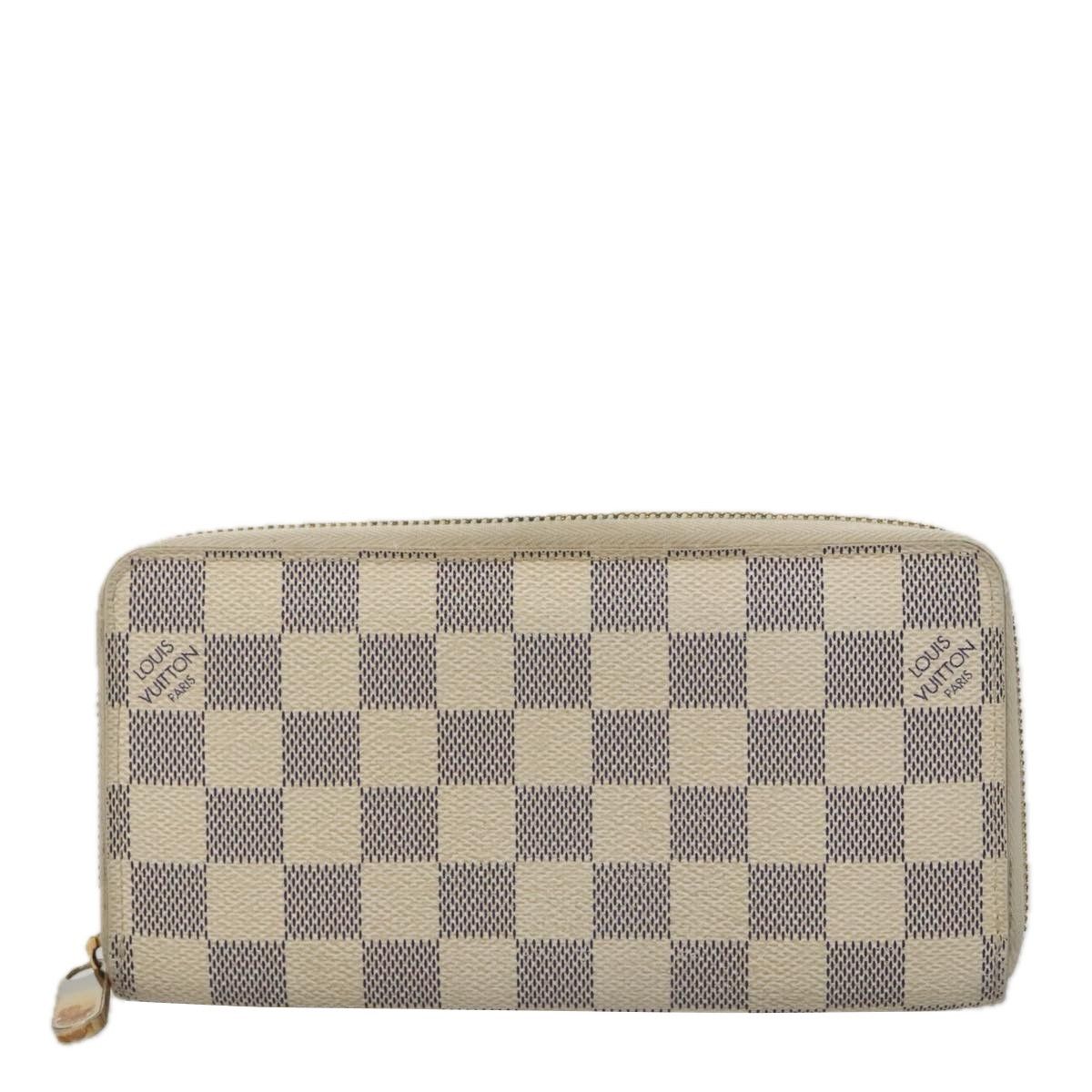 Louis Vuitton Zippy Wallet White Canvas Wallet (Pre-Owned) Size ONE SIZE - 1 Thumbnail