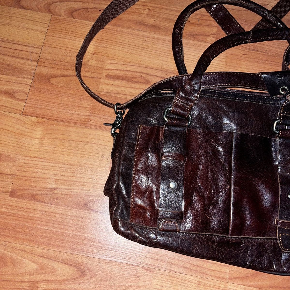 Other Vintage Leather Shoulder Bag Purse 90’s Y2K Size ONE SIZE - 2 Thumbnail