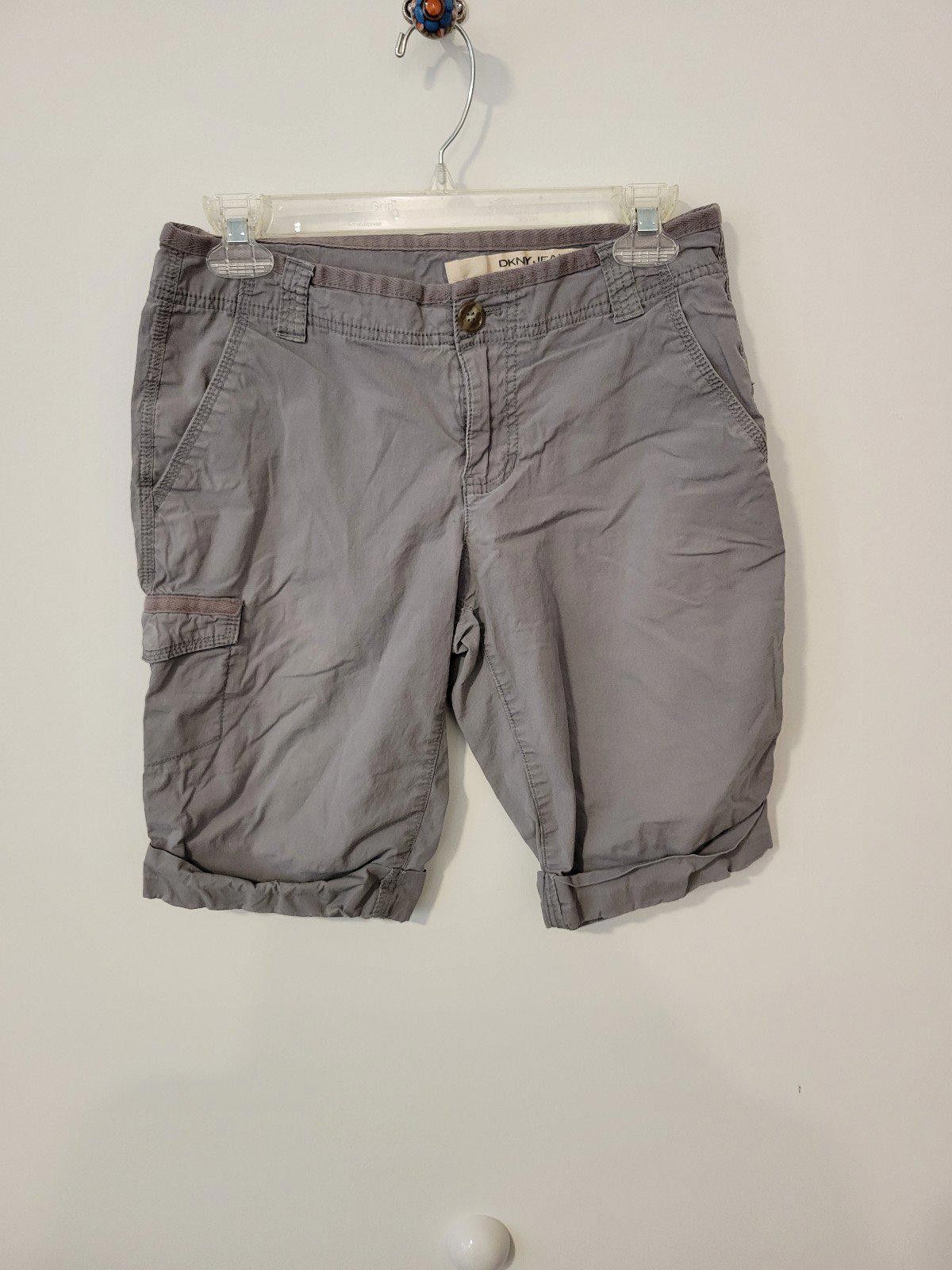 DKNY DKNY Jeans Women's Gray Cargo Shorts - Size 2 Size 26" / US 2 / IT 38 - 1 Thumbnail