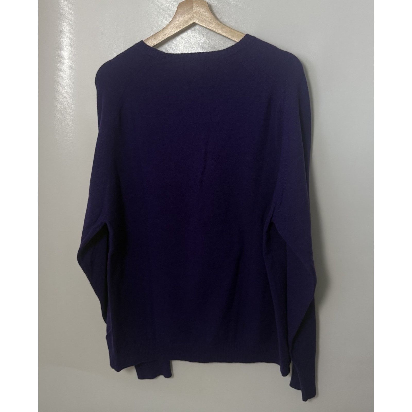 Banana Republic Banana Republic Wool Blend Purple Crew Sweater Preppy Casual Size XL / US 12-14 / IT 48-50 - 2 Thumbnail