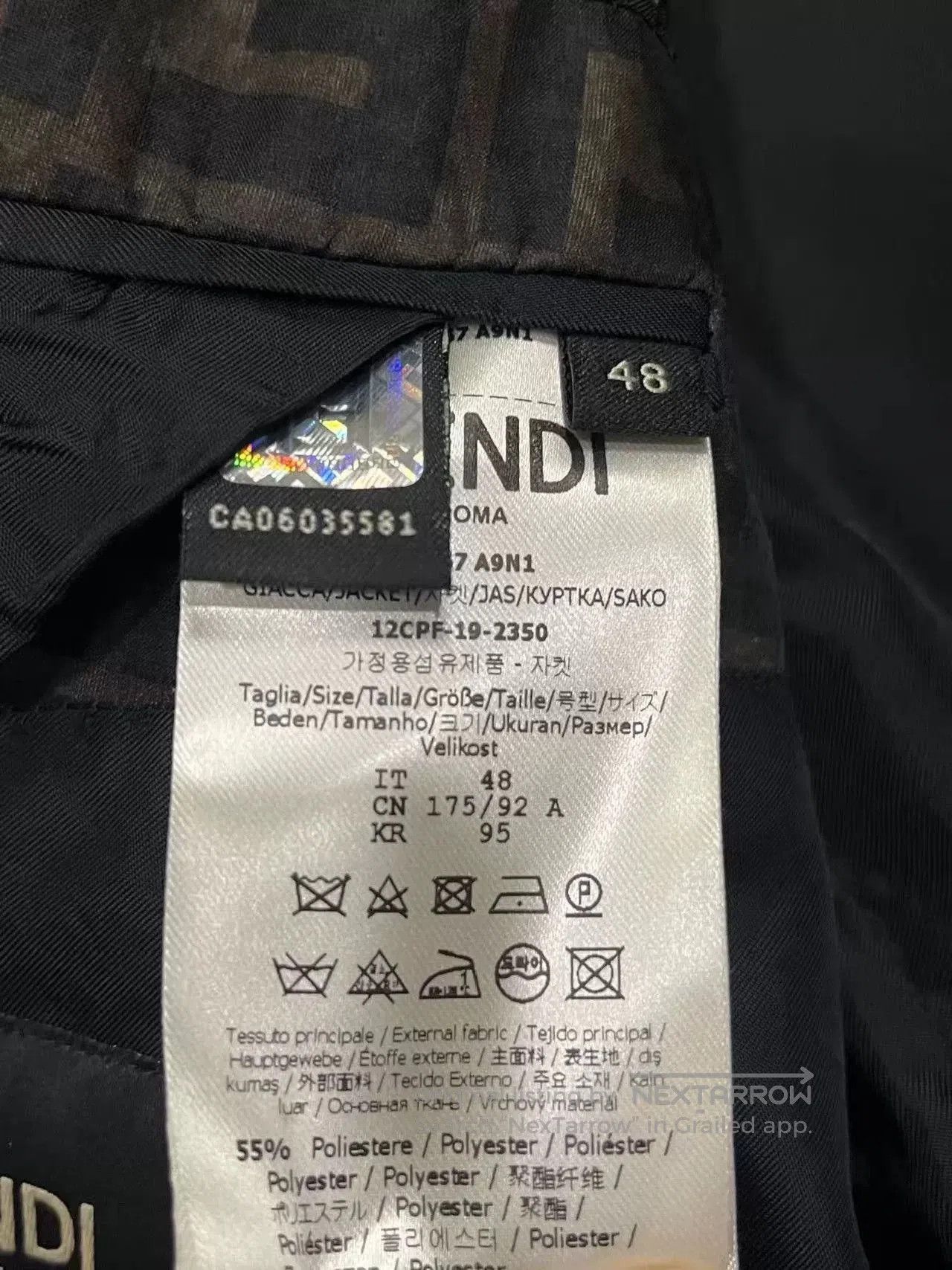 Fendi Fendi Logo Suit Set in Excellent Condition. Size US M / EU 48-50 / 2 - 5 Thumbnail