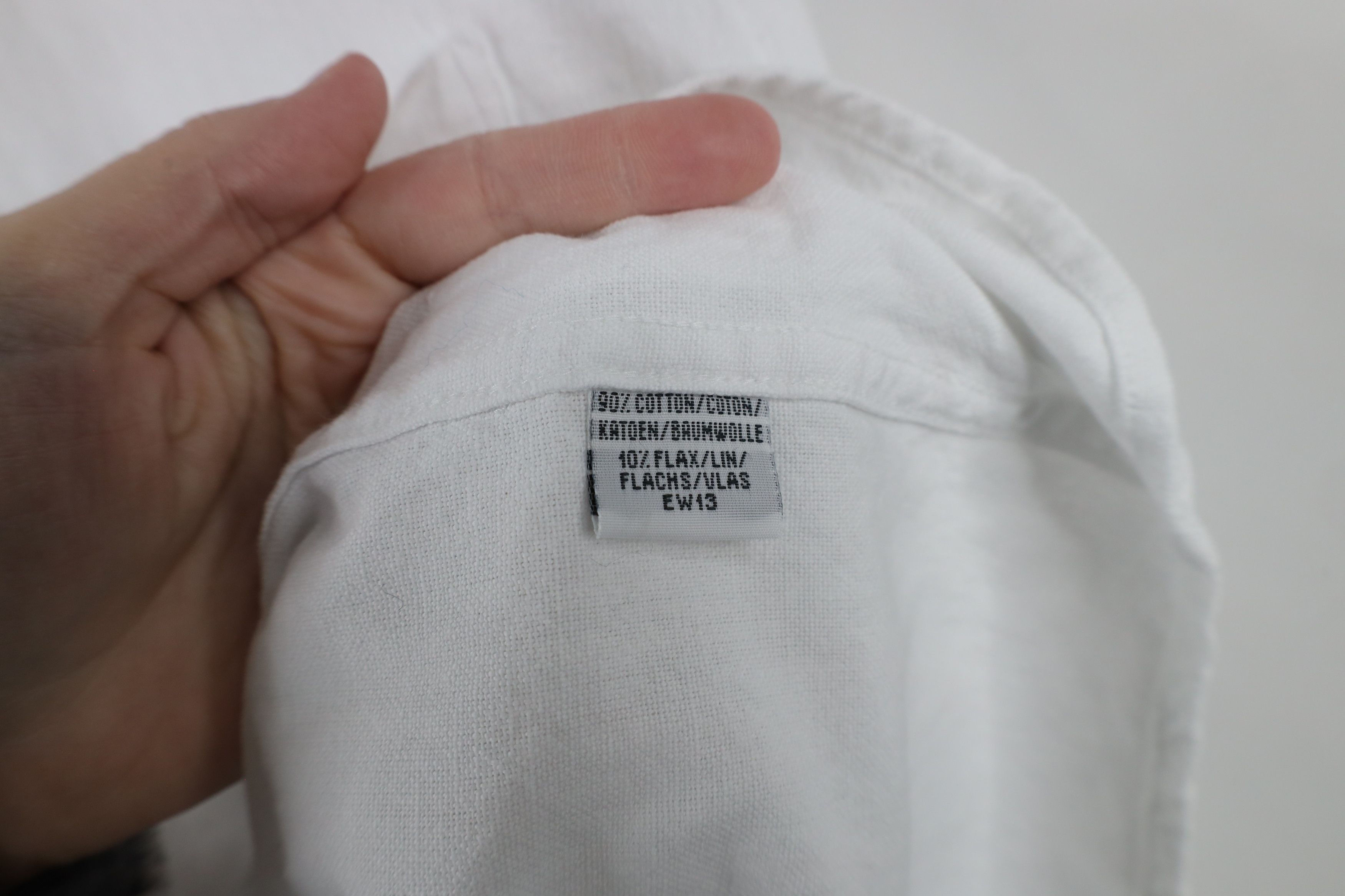 Vintage Vintage Streetwear Blend Grandpa Band Collar Button Shirt Size US L / EU 52-54 / 3 - 10 Thumbnail