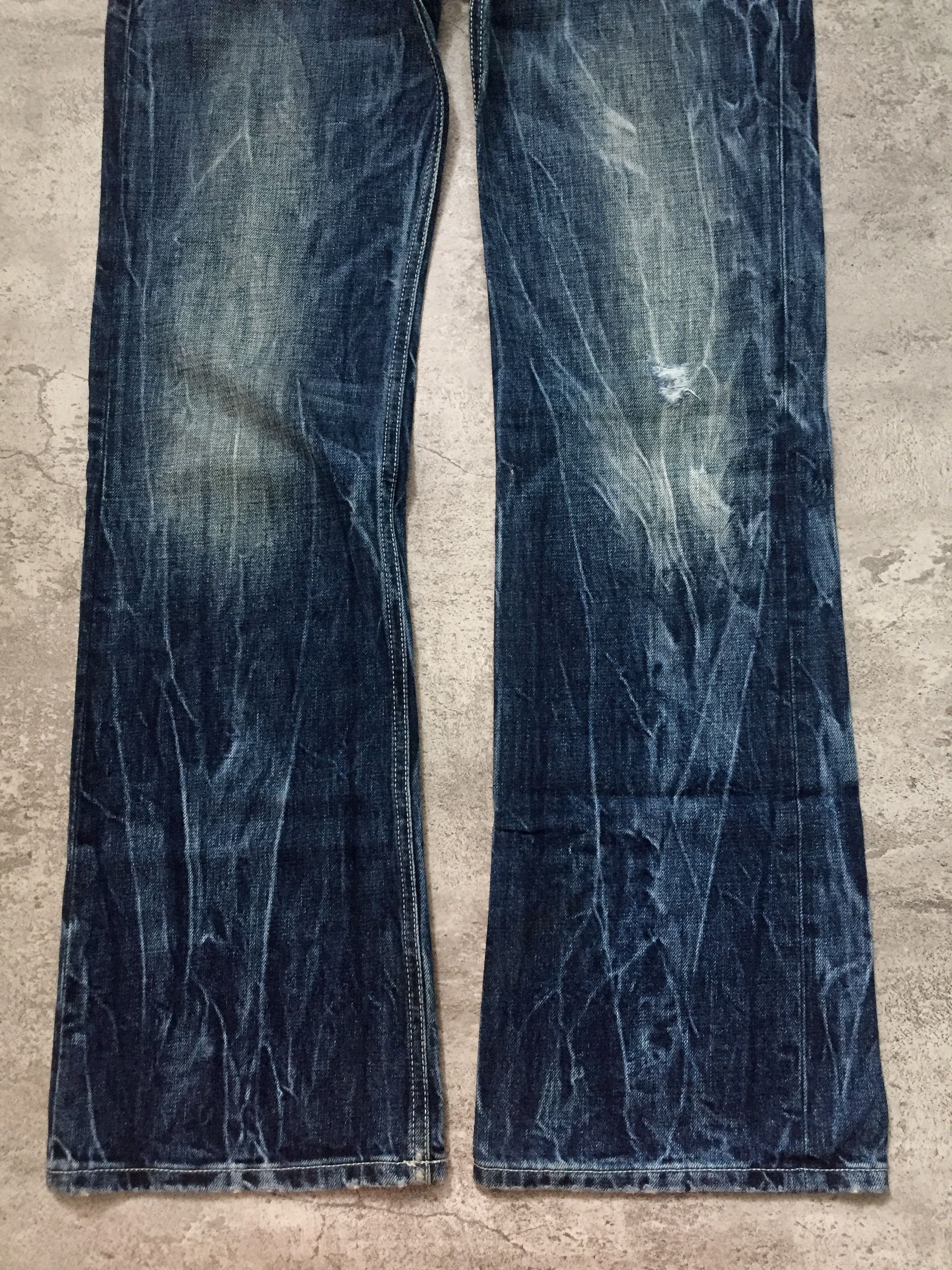 Diesel Diesel Italy Flare Wishkered Fade Wash Denim Pants Size US 32 / EU 48 - 4 Thumbnail