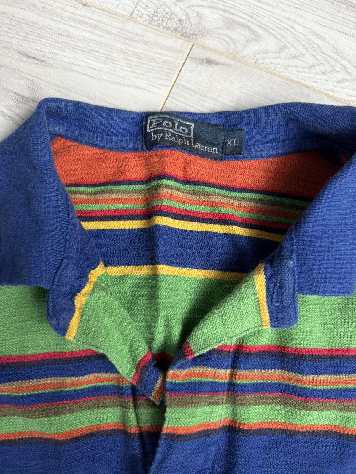 Polo Ralph Lauren × Vintage Vintage polo striped shirts Polo Ralph Lauren Size US XL / EU 56 / 4 - 3 Thumbnail