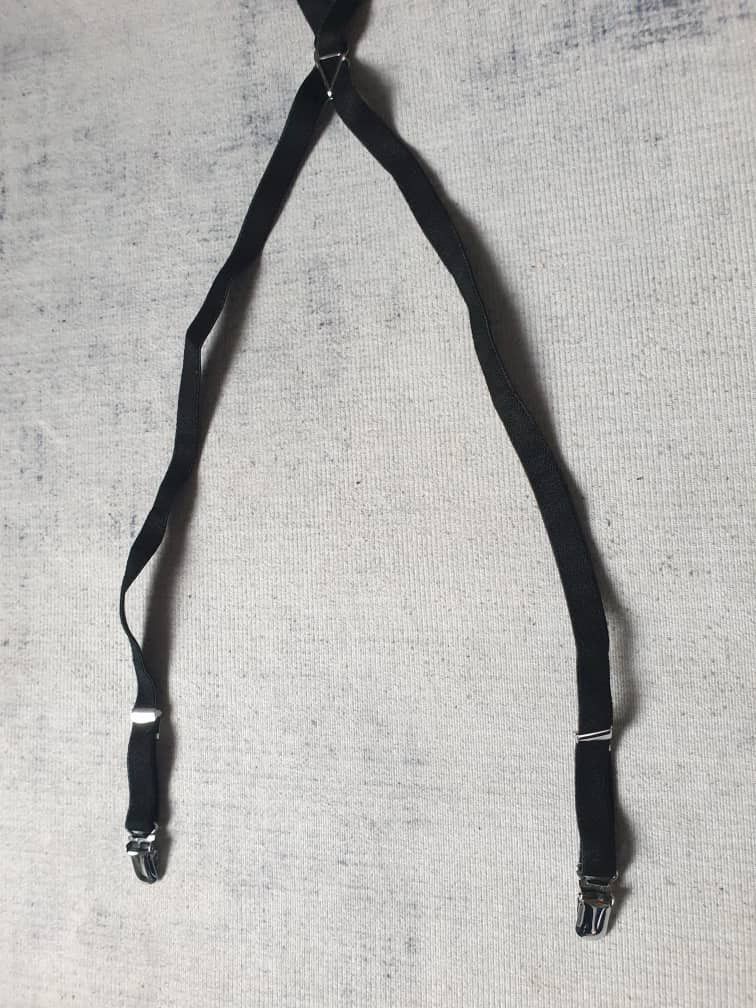 Japanese Brand 💥Unnamed black colour skin head style suspender Size ONE SIZE - 2 Thumbnail