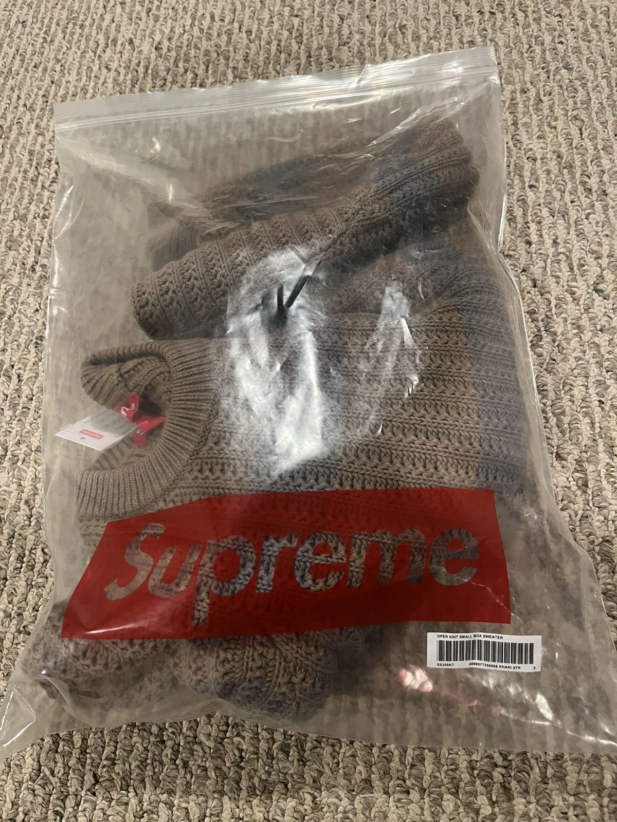 Supreme Supreme loose gauge striped knit sweater Size US S / EU 44-46 / 1 - 3 Thumbnail