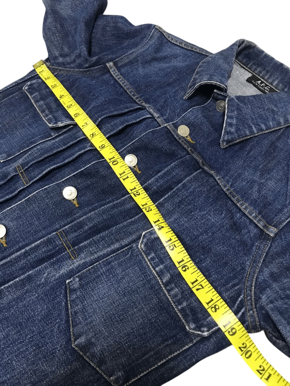 A.P.C. A.P.C Salvage Denim Jacket Size M / US 6-8 / IT 42-44 - 8 Thumbnail