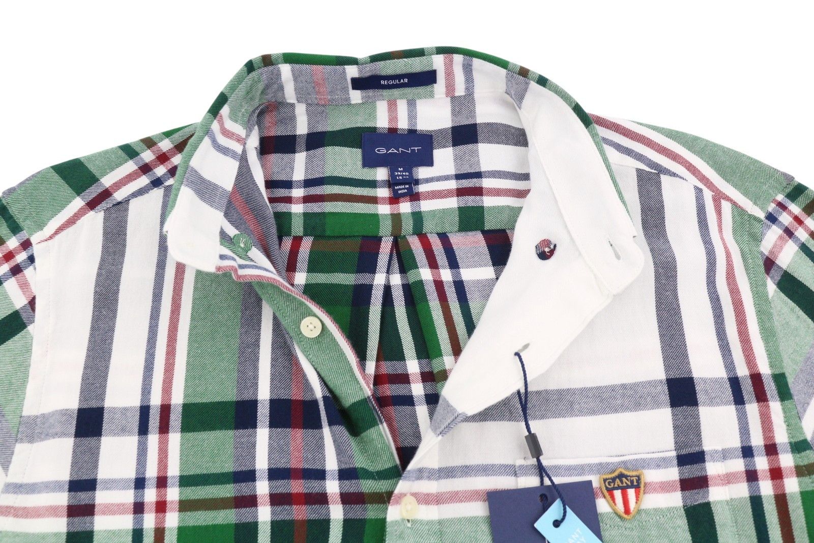 Gant REG FLANNEL BANNER SHIELD M Eggshell Button 87506 Size US M / EU 48-50 / 2 - 4 Thumbnail