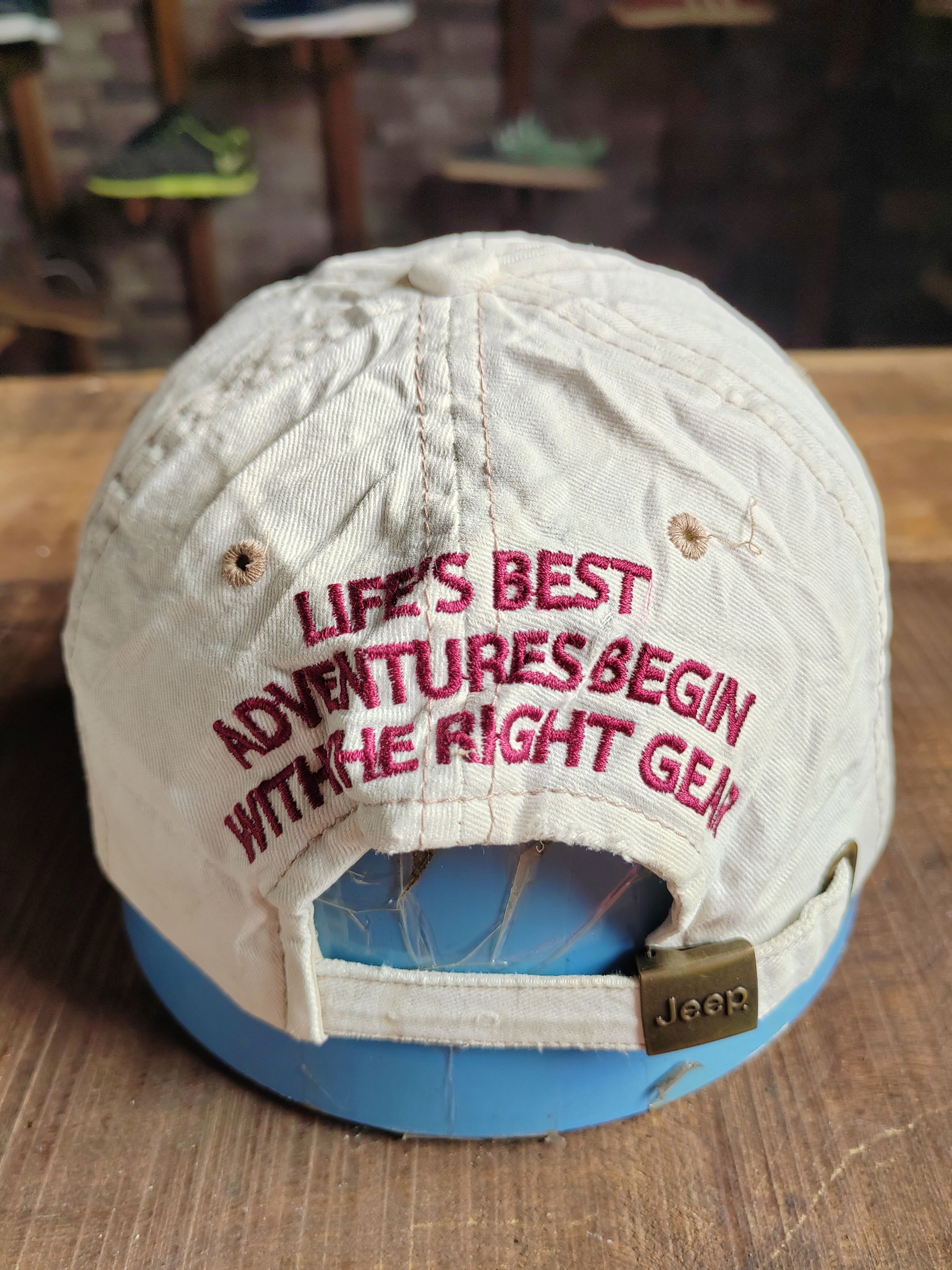 Jeep Vintage JEEP Distressed Style Cap Hat Size ONE SIZE - 5 Thumbnail