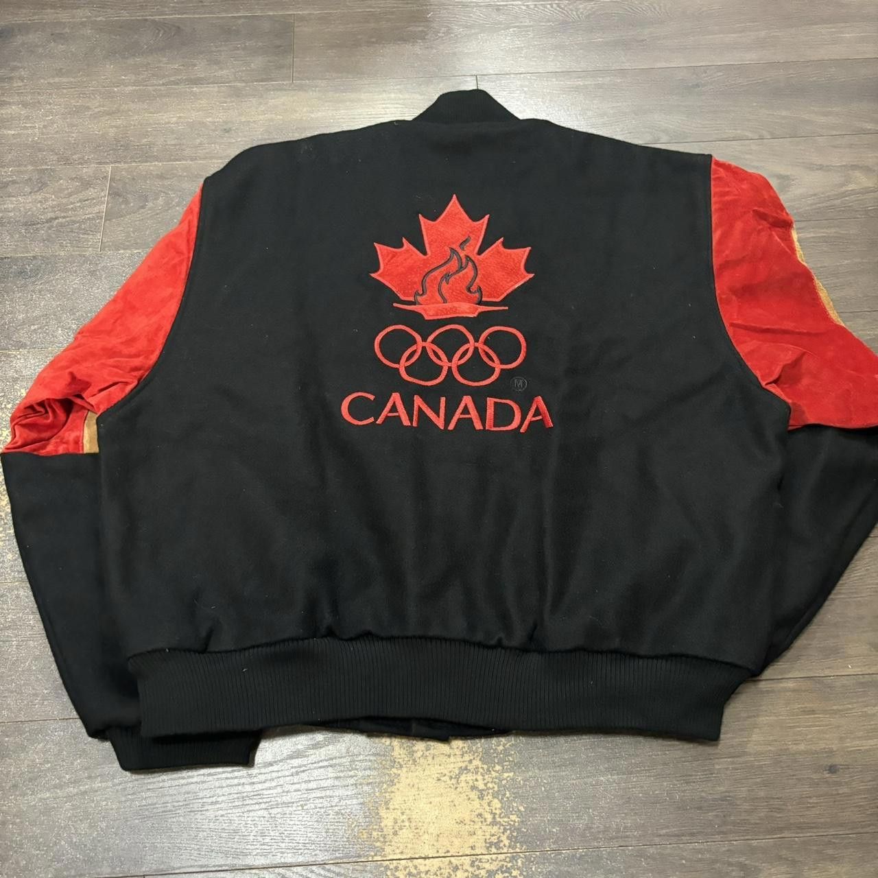 Designer Team Canada Olympics Coco Valley Wool Varsity Jacket 90s XL Size US XL / EU 56 / 4 - 2 Thumbnail