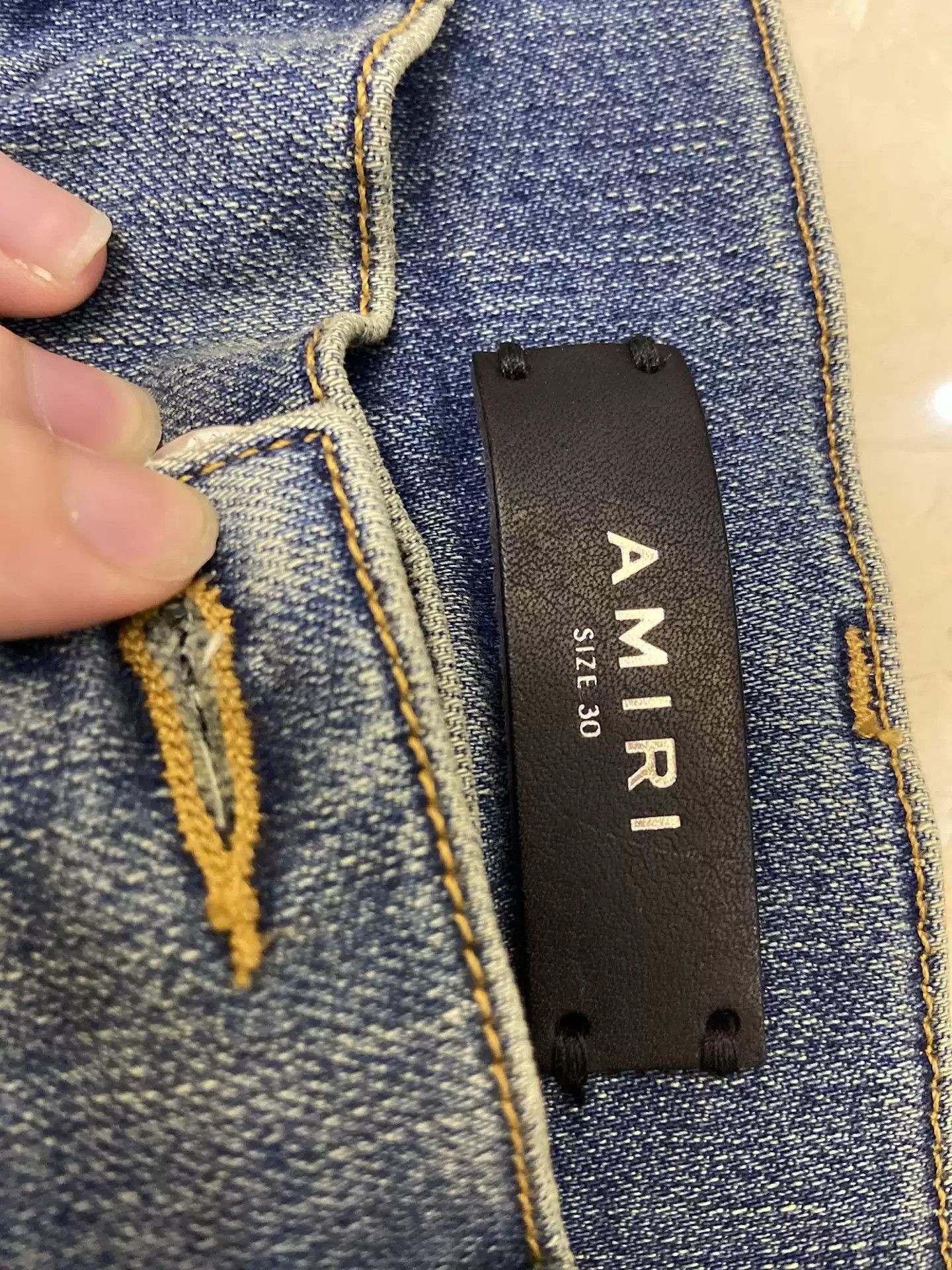 Amiri AMIRI DMGD Denim Jeans-2506 Size 30" / US 8 / IT 44 - 3 Thumbnail
