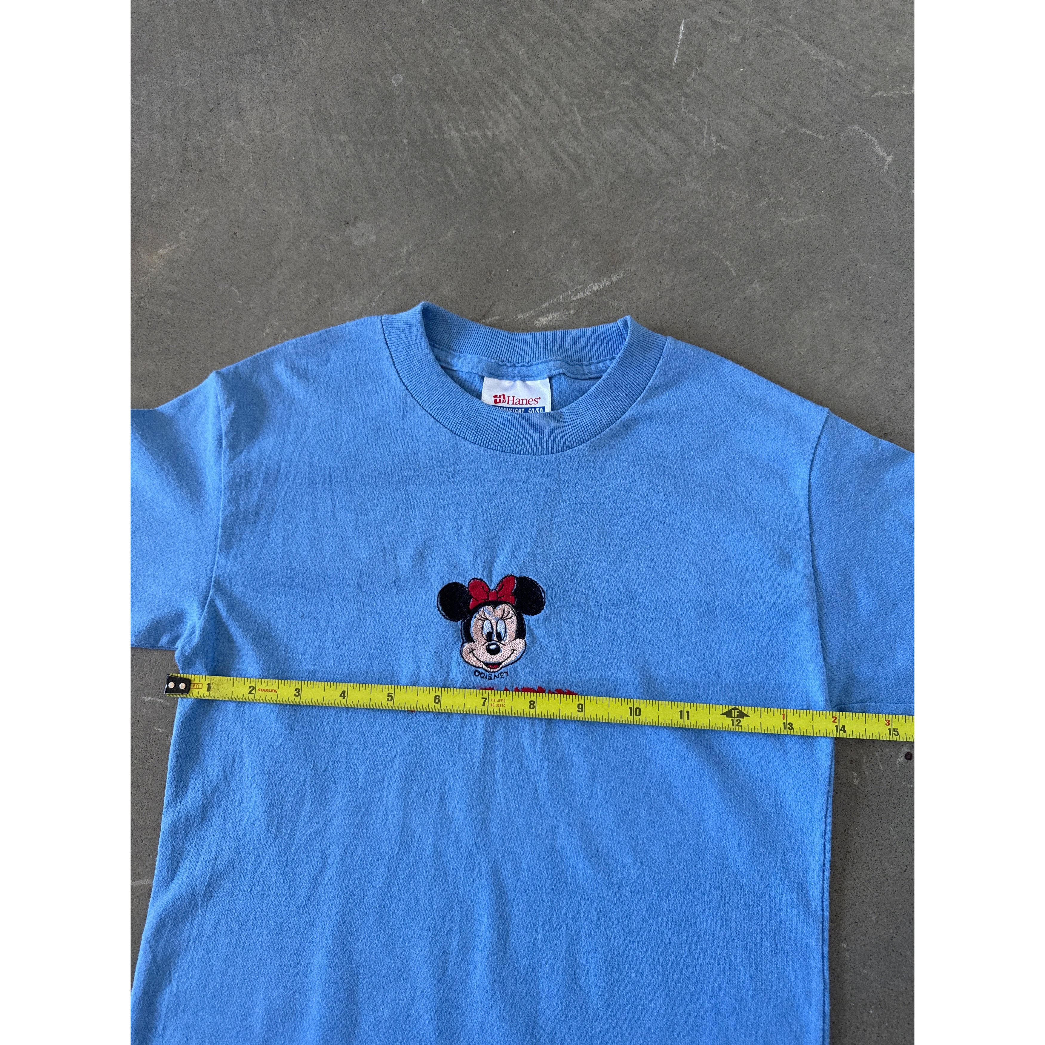 Disney Vintage 90s Youth Disney Minnie Mouse Embroidered Tee Size S / US 4 / IT 40 - 4 Thumbnail