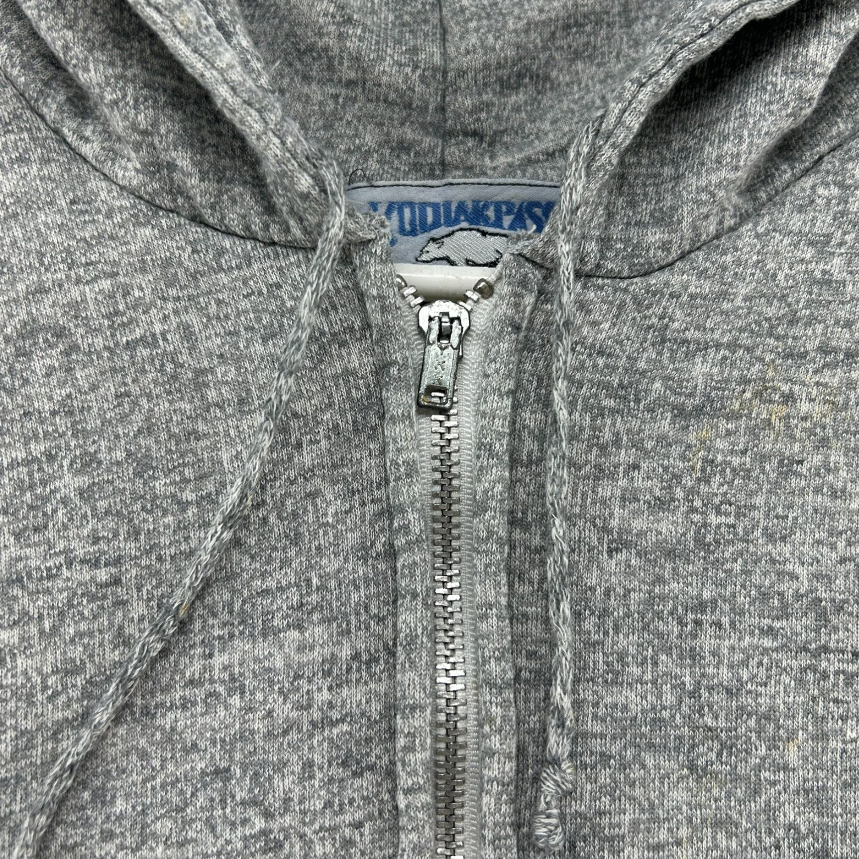 Vintage VINTAGE Kodiakpass Hoodie Mens XL Grey Full Zip Thermal Lined Cotton 70s 90s Fish Size US XL / EU 56 / 4 - 3 Thumbnail