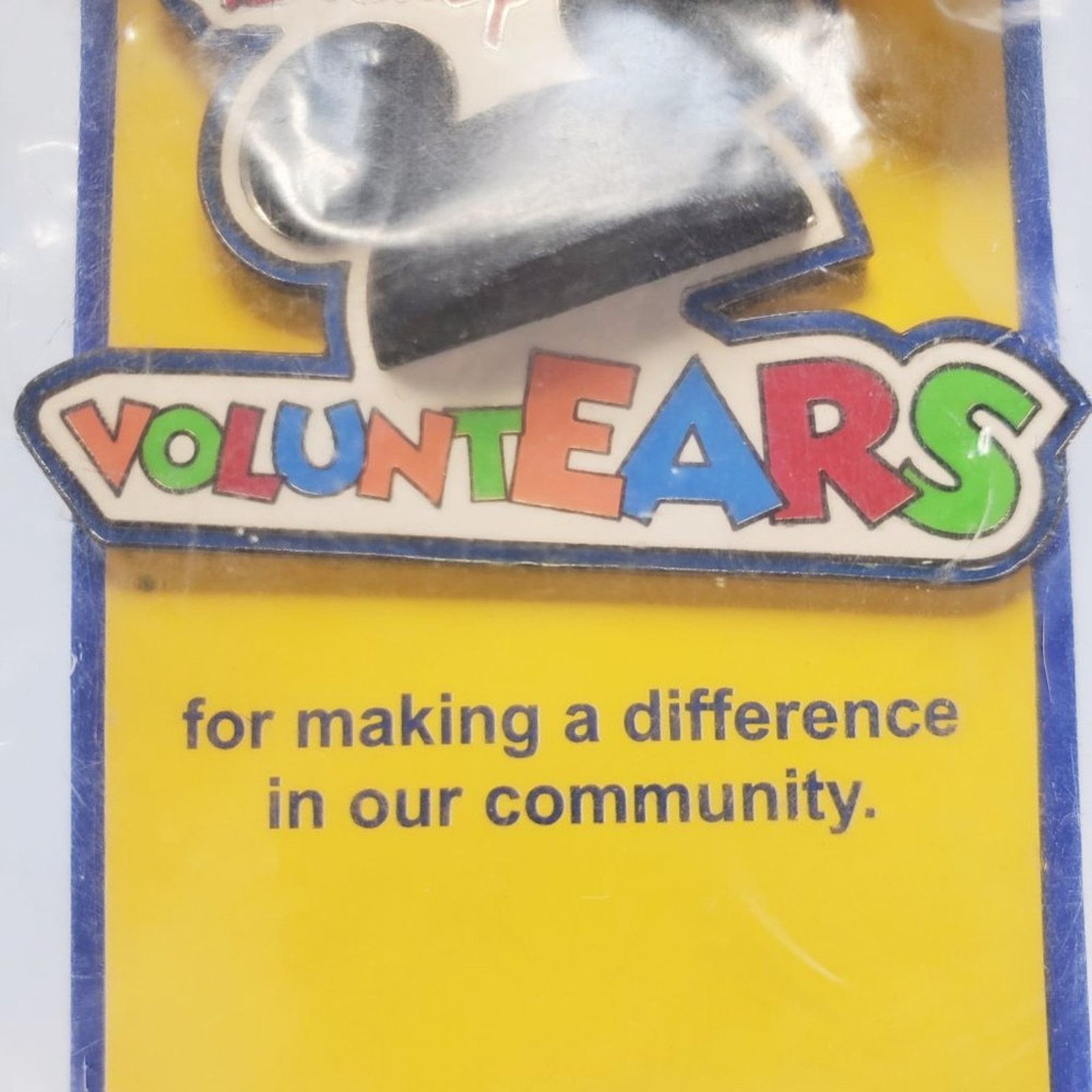Disney Disney VoluntEARS 3-D Rubber Enamel Pin NIP Size ONE SIZE - 7 Thumbnail