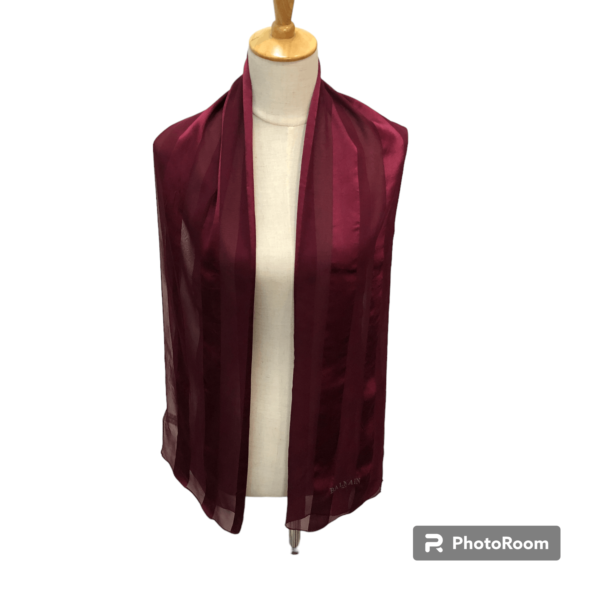 Pierre Balmain Balmain Silk Stole Silk Scarf M1393 Size ONE SIZE - 1 Thumbnail