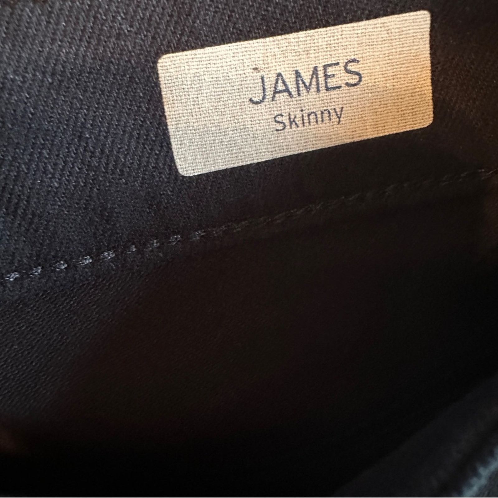 Mavi Mavi James Skinny Mid Rise Jeans in Black Brooklyn NEW Size US 28 / EU 44 - 7 Thumbnail