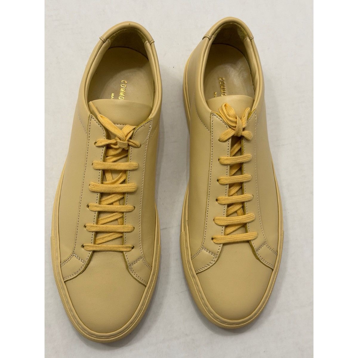 Common Projects COMMON PROJECTS YELLOW ORIGINAL LOW ACHILLES SNEAKERS Size US 9 / EU 42 - 12 Thumbnail