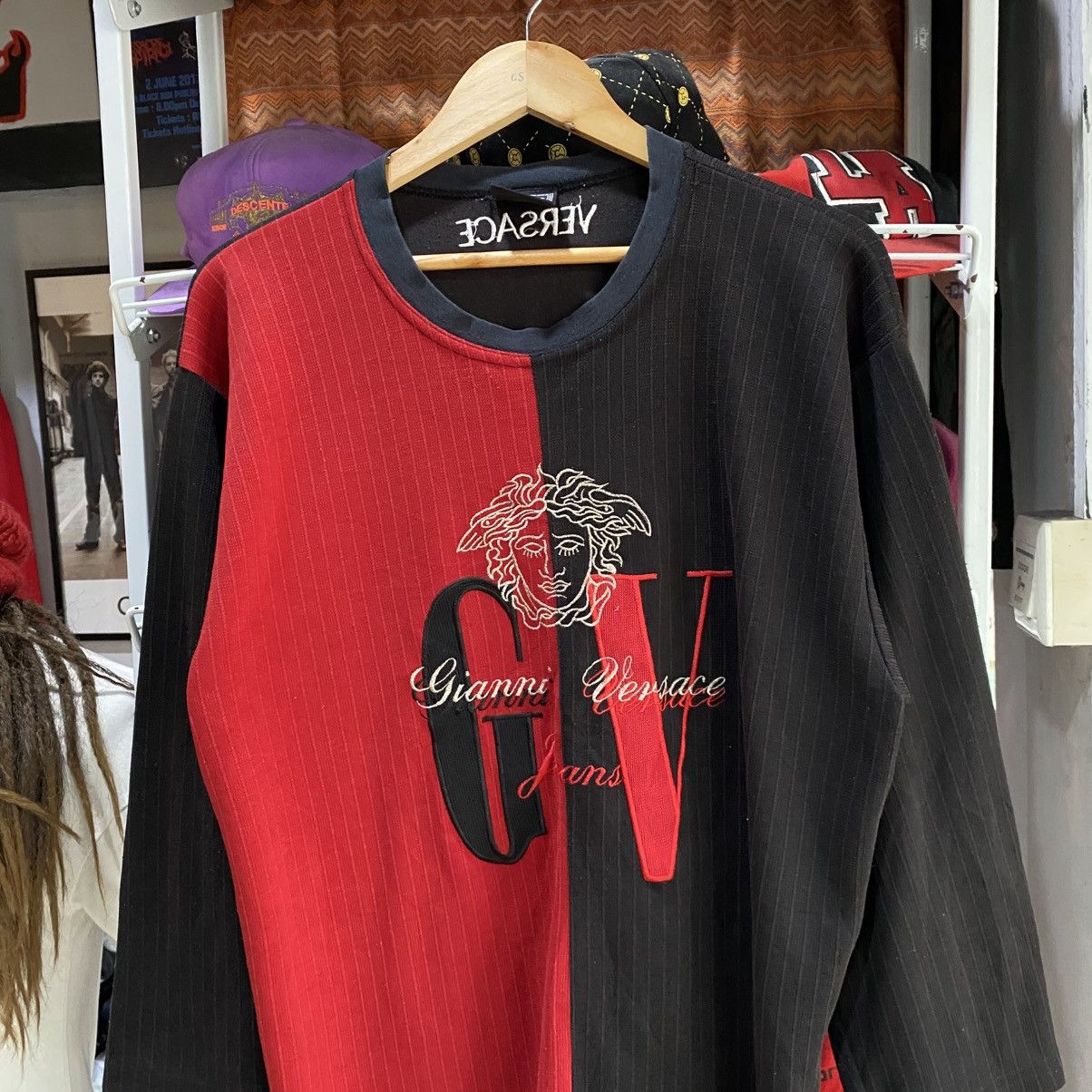 Versace Jeans Couture VINTAGE‼️Versace Jeans Couture Cotton Knit Longsleeve Shirts Size US L / EU 52-54 / 3 - 3 Thumbnail