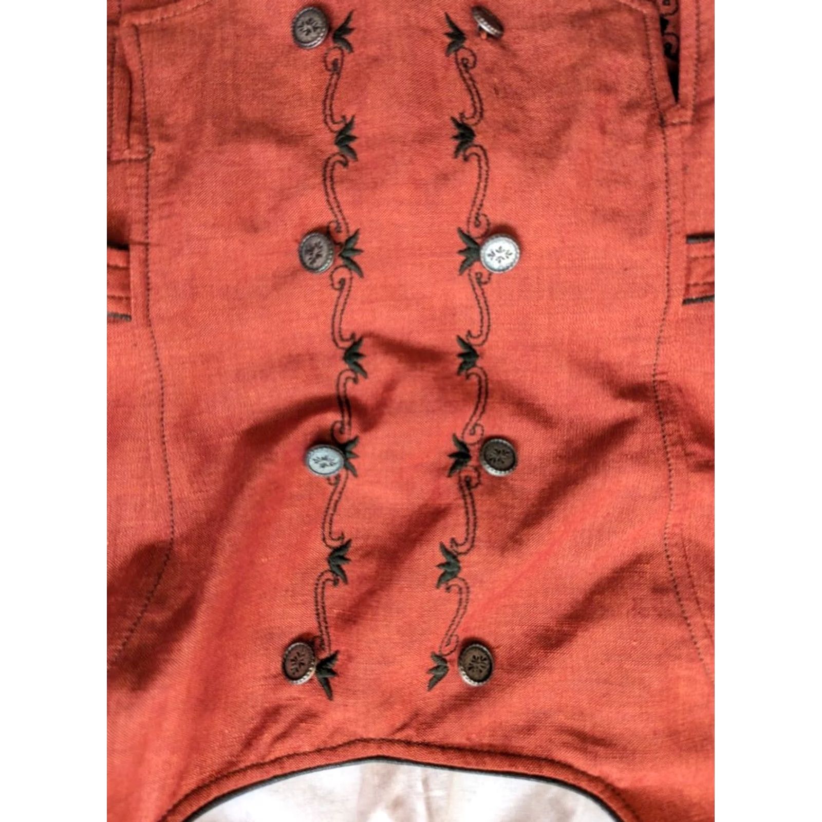 Vintage Bavaria Outfit/Set Schlok Staufen Vintage Size 36 Orange Skirt Included Women Size US 6 / IT 36 - 3 Thumbnail