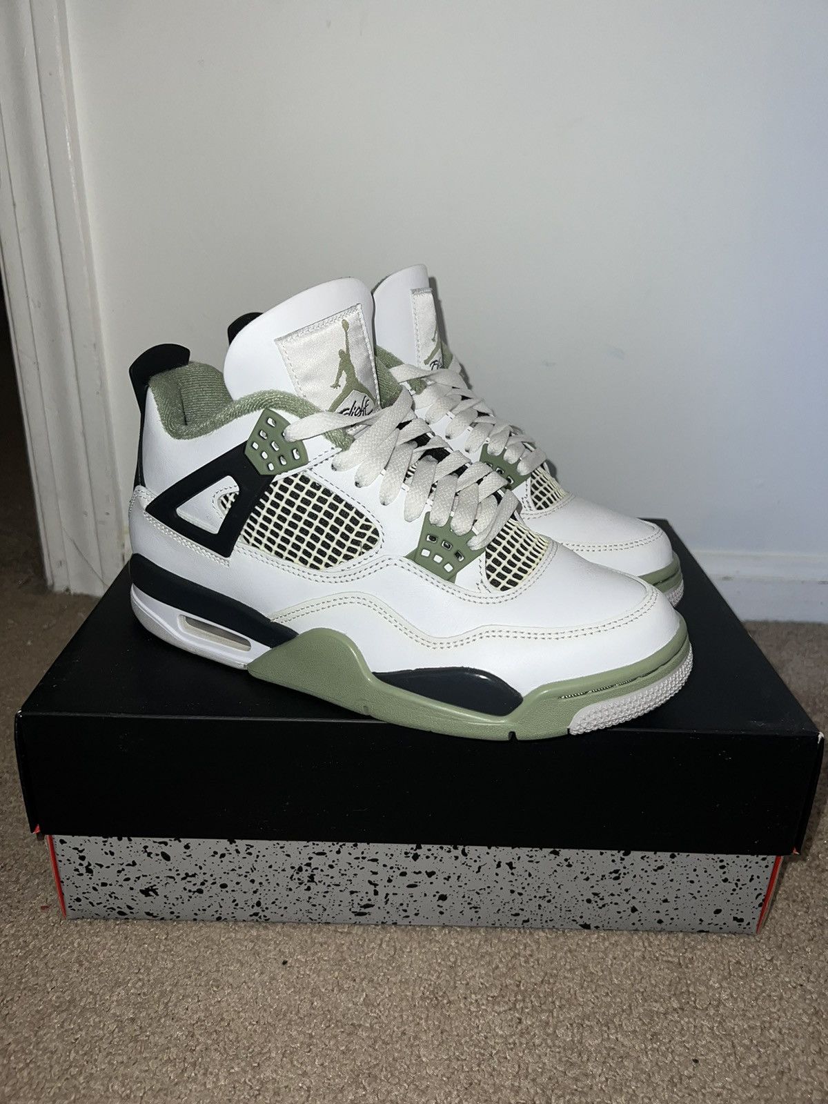 Nike Seafoam Jordan 4s Grailed