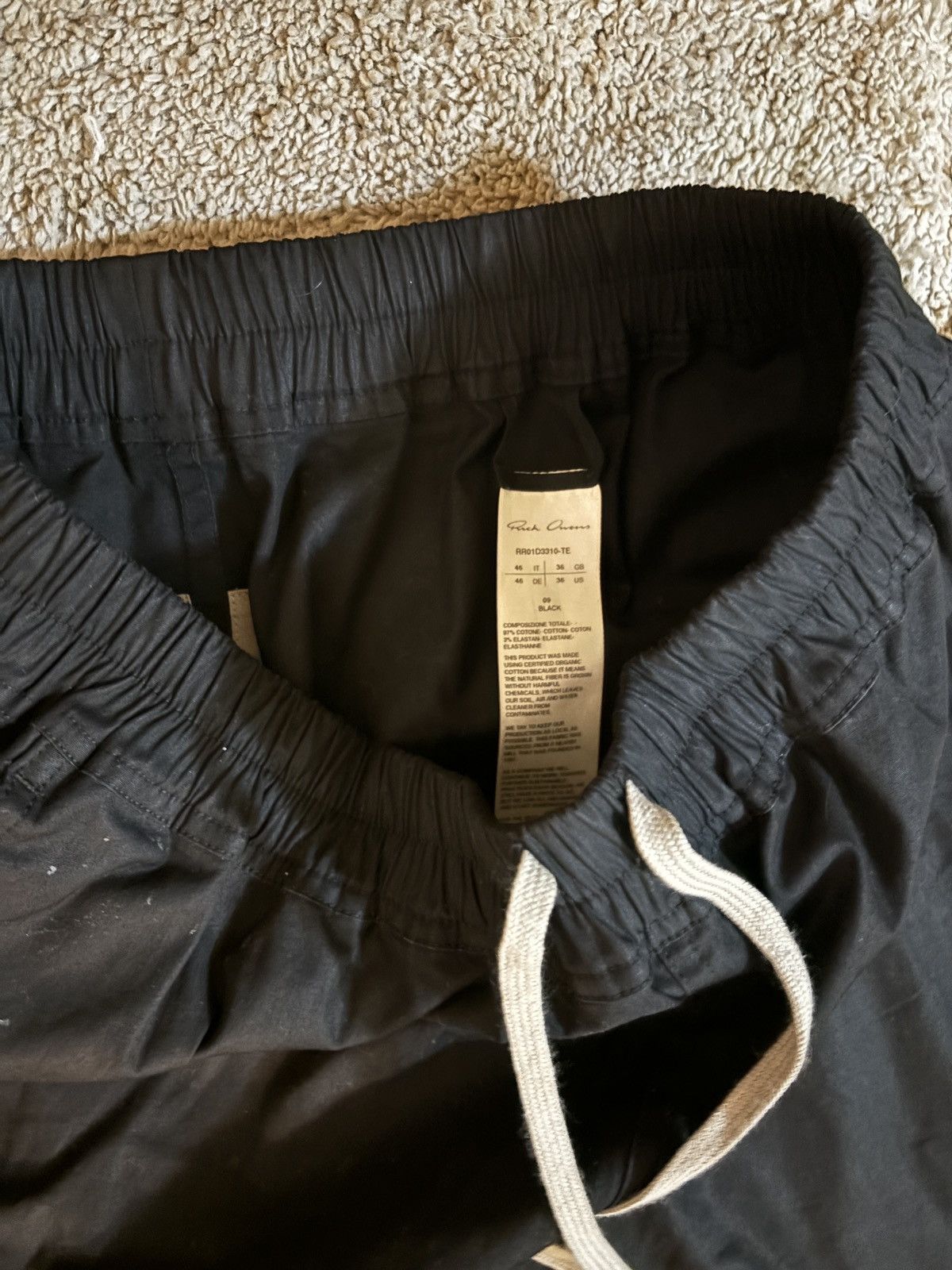 Rick Owens Rick Owen’s black Boxer shorts Size US 36 / EU 52 - 3 Thumbnail