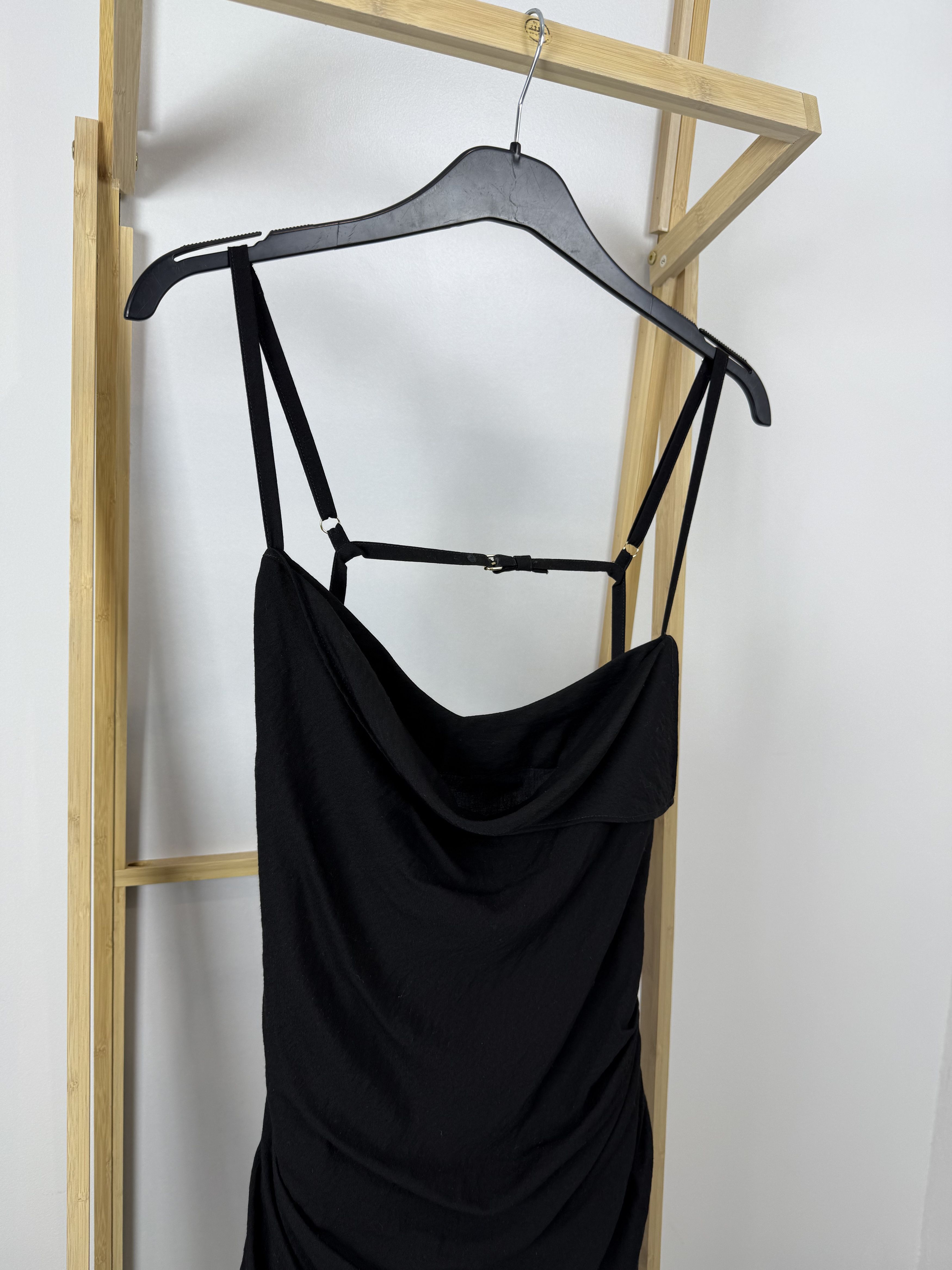 Jacquemus Jacquemus La Robe Saudade "Le Splash" SS22 Black Mini Dress Size L / US 10 / IT 46 - 5 Thumbnail