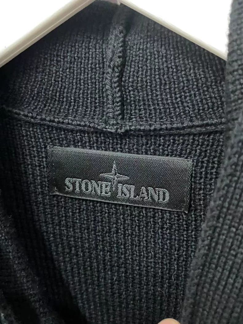 Stone Island Stone Island Wool Zip Hoodie Sweater -2506 Size US XL / EU 56 / 4 - 6 Thumbnail