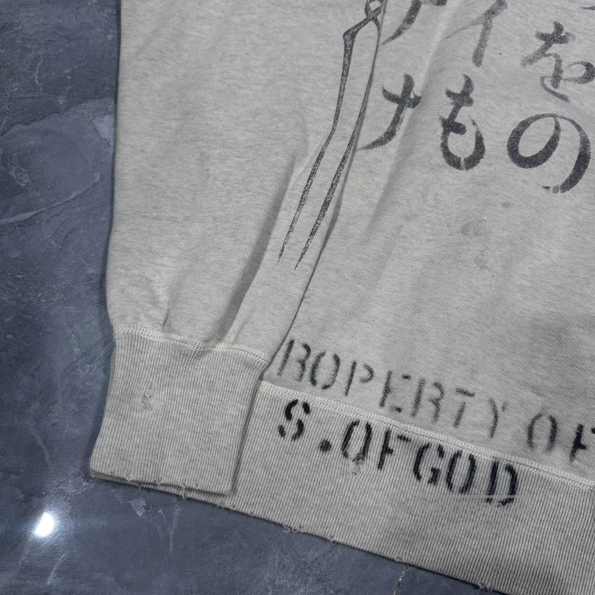 Saint Michael Saint Michael EVA Collaboration Sweatshirt. Size US M / EU 48-50 / 2 - 8 Thumbnail