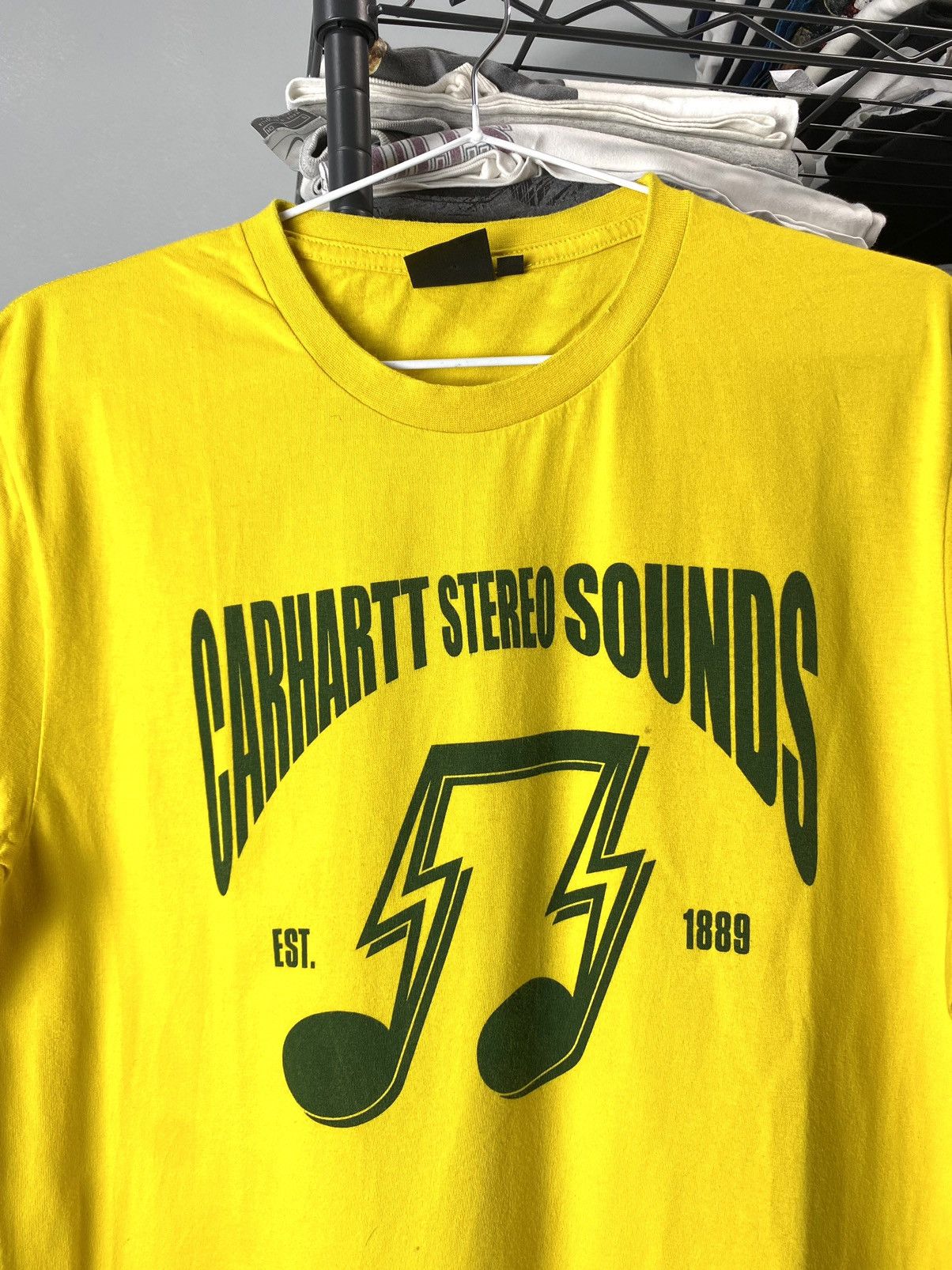 Carhartt Y2K Vintage Carhartt Stereo Sounds T Shirt Size US L / EU 52-54 / 3 - 2 Thumbnail