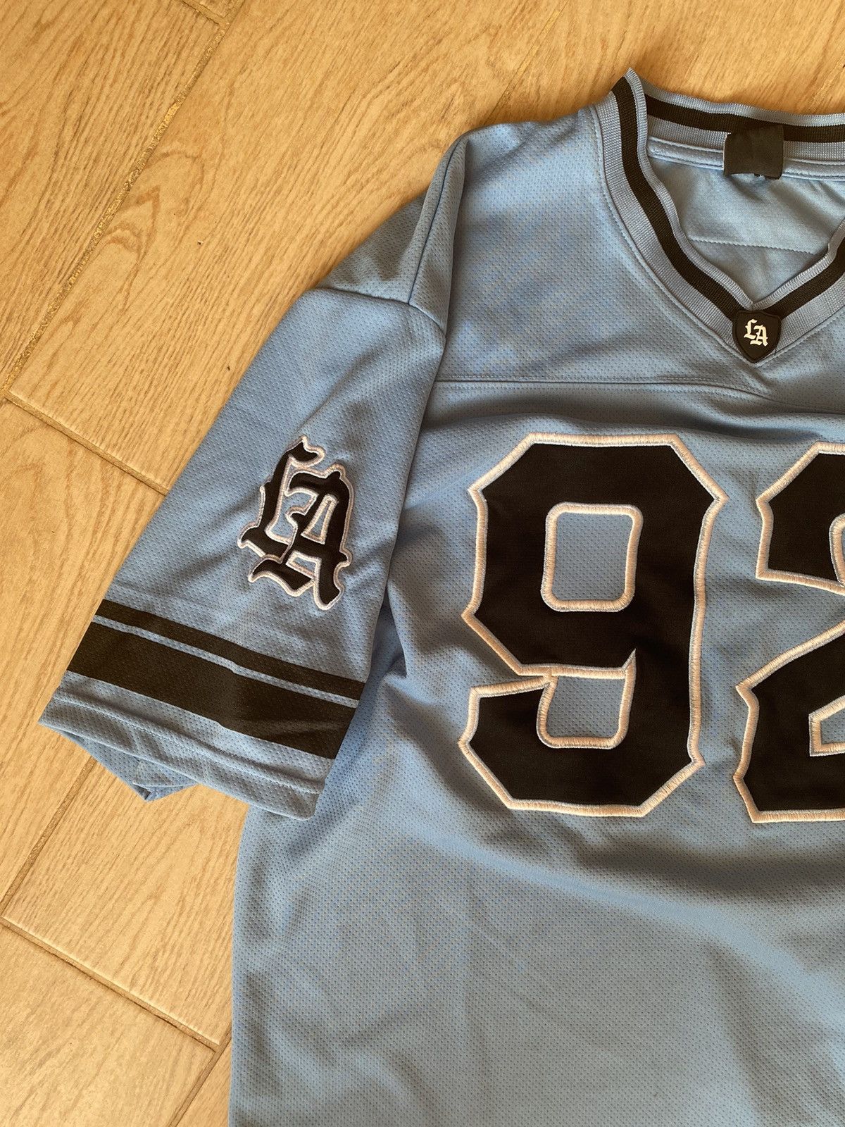 Japanese Brand × Vintage Los Angeles futuristic distressed jersey Size US XL / EU 56 / 4 - 9 Thumbnail