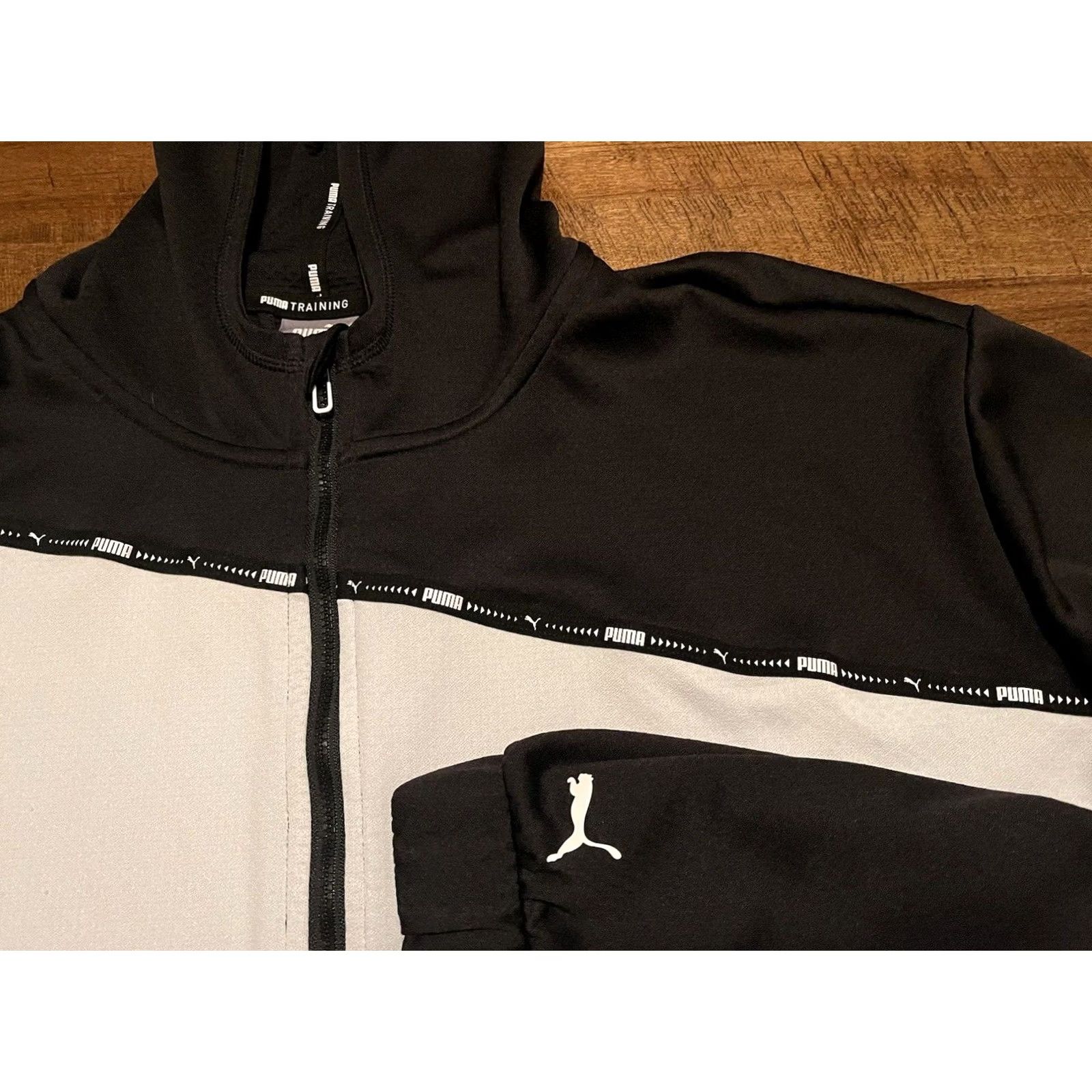 Puma PUMA Ultra Knit Jacket Women's Large Black White Athletic Training Ladies L Size L / US 10 / IT 46 - 2 Thumbnail