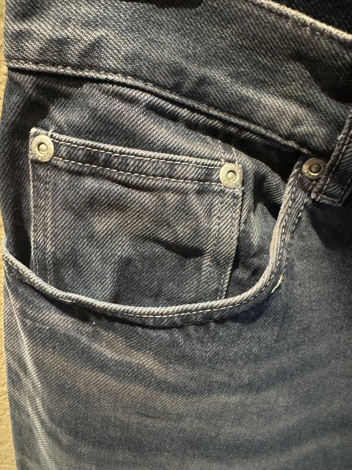Stussy Stussy Vintage Dirty Blue Wash Big Ol’ Denim Baggy Wide Pant Size US 32 / EU 48 - 7 Thumbnail