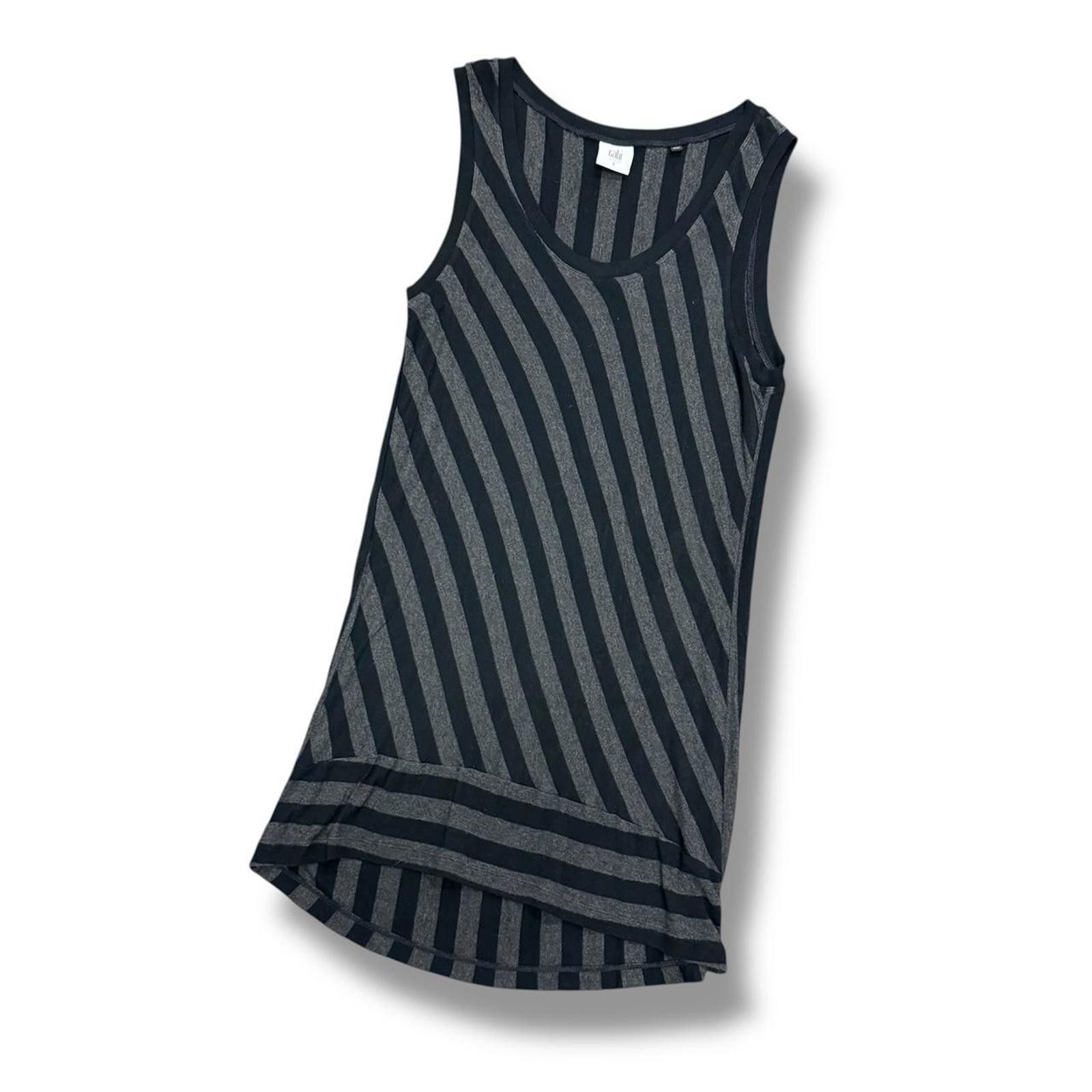 Designer Black and Grey Cabi Longline Tank Size S / US 4 / IT 40 - 1 Thumbnail