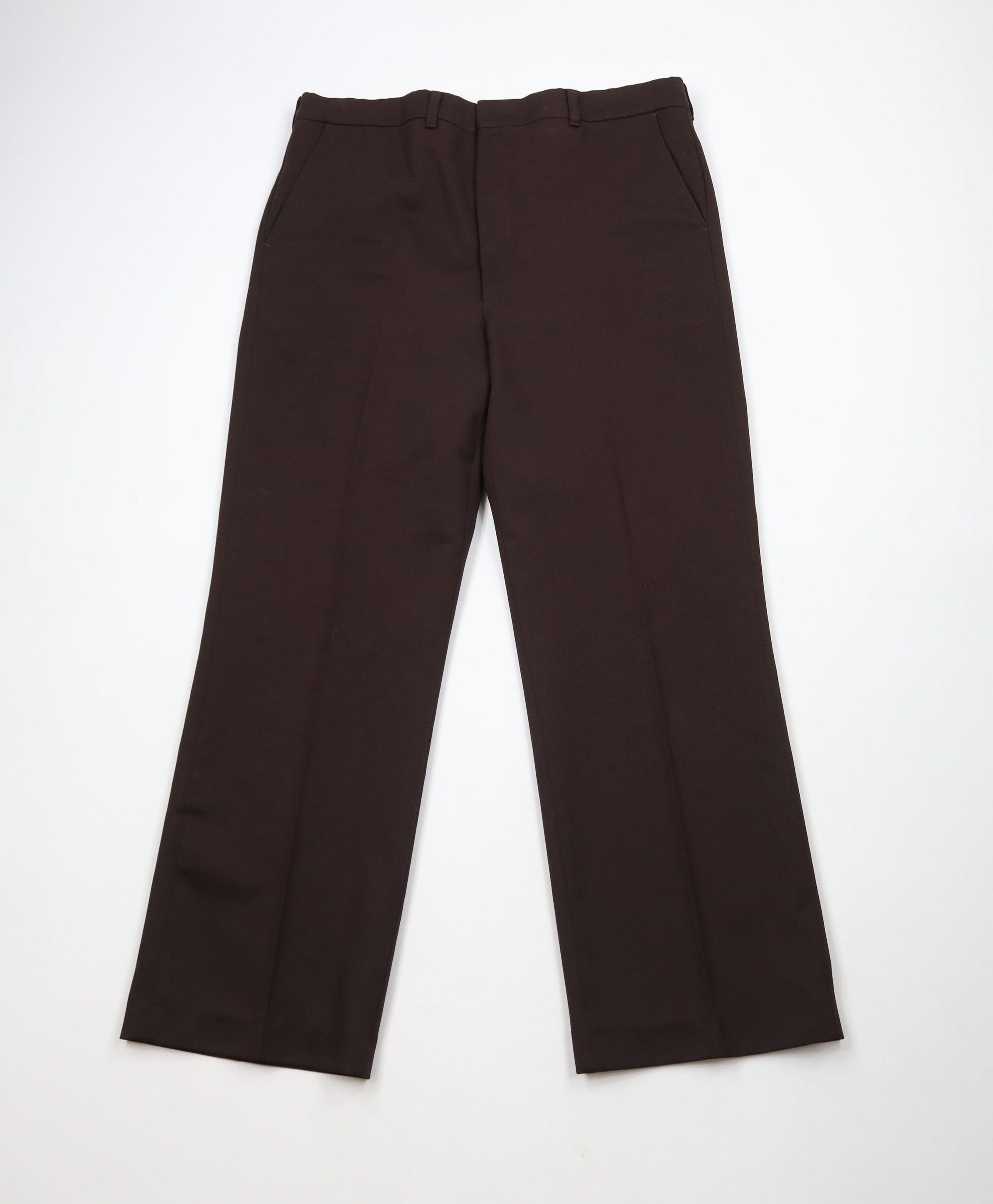 Vintage Vintage 70s Streetwear Wide Leg Bell Bottoms Pants Brown USA Size US 36 / EU 52 - 1 Thumbnail