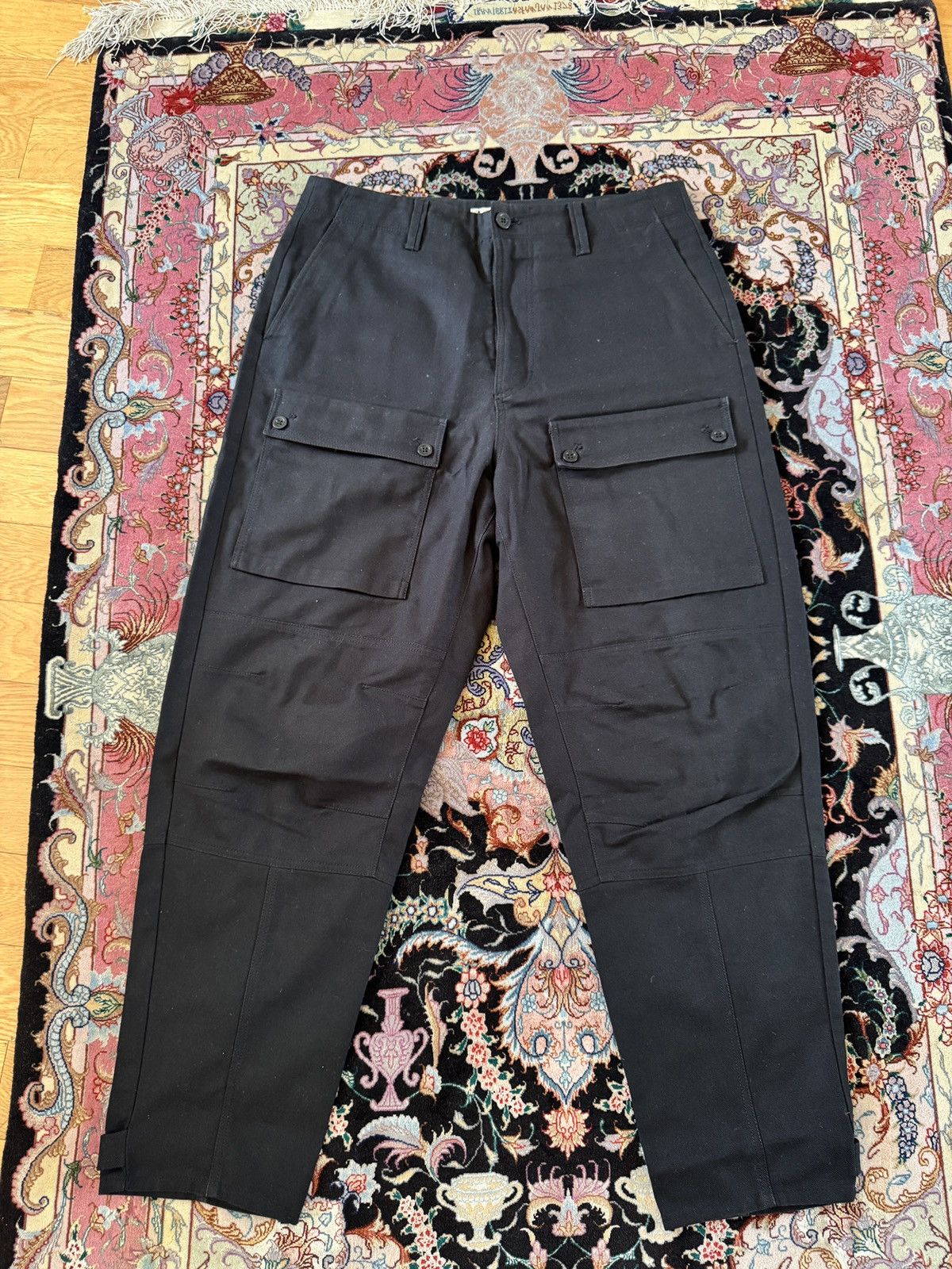Acne Studios Acne Studios AW17 Twill Cargo Pants - Black - 32 Size US 32 / EU 48 - 3 Thumbnail
