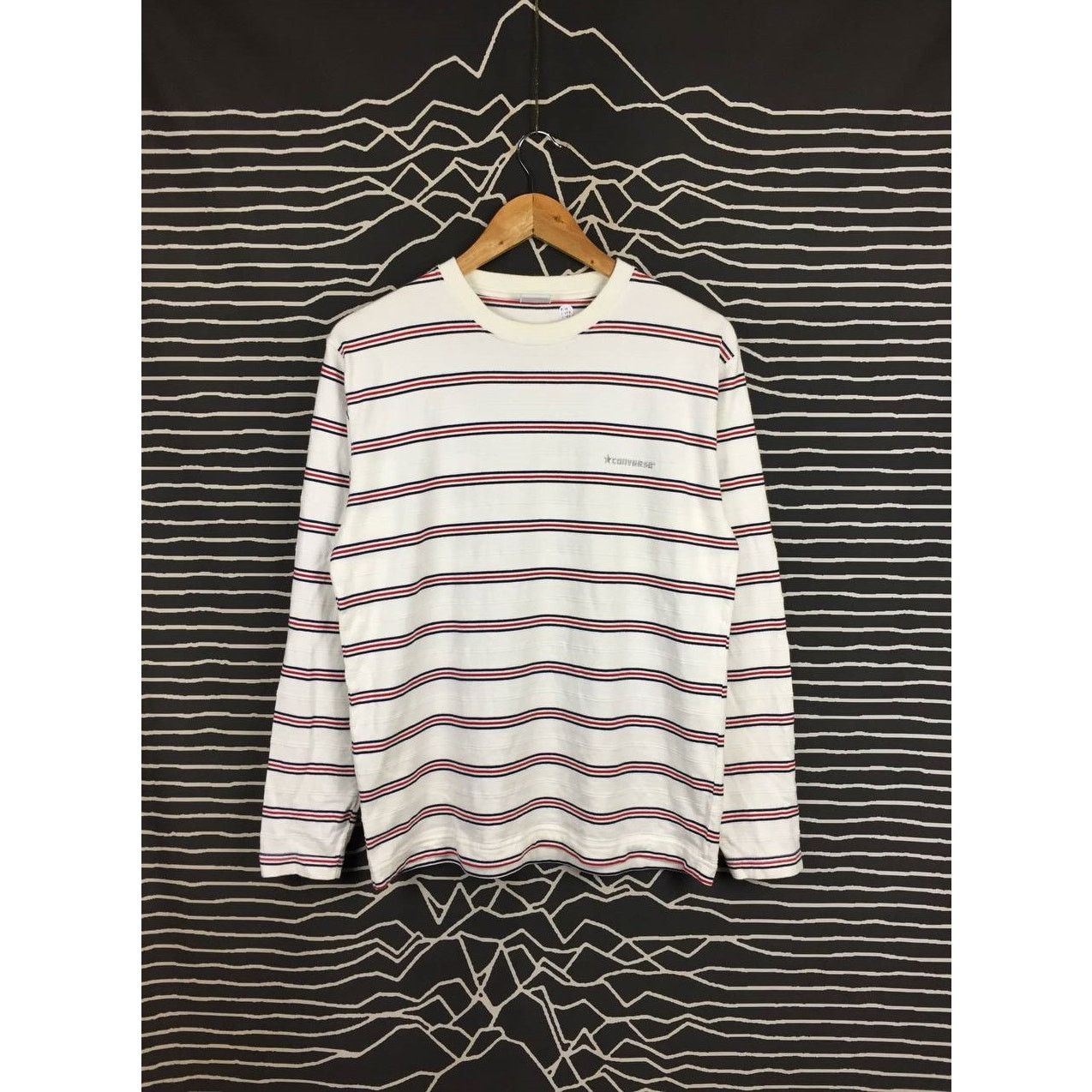 Converse Bundle Polo RL Tee &Converse AllStar Striped Long Sleeve Tee Size US M / EU 48-50 / 2 - 2 Thumbnail