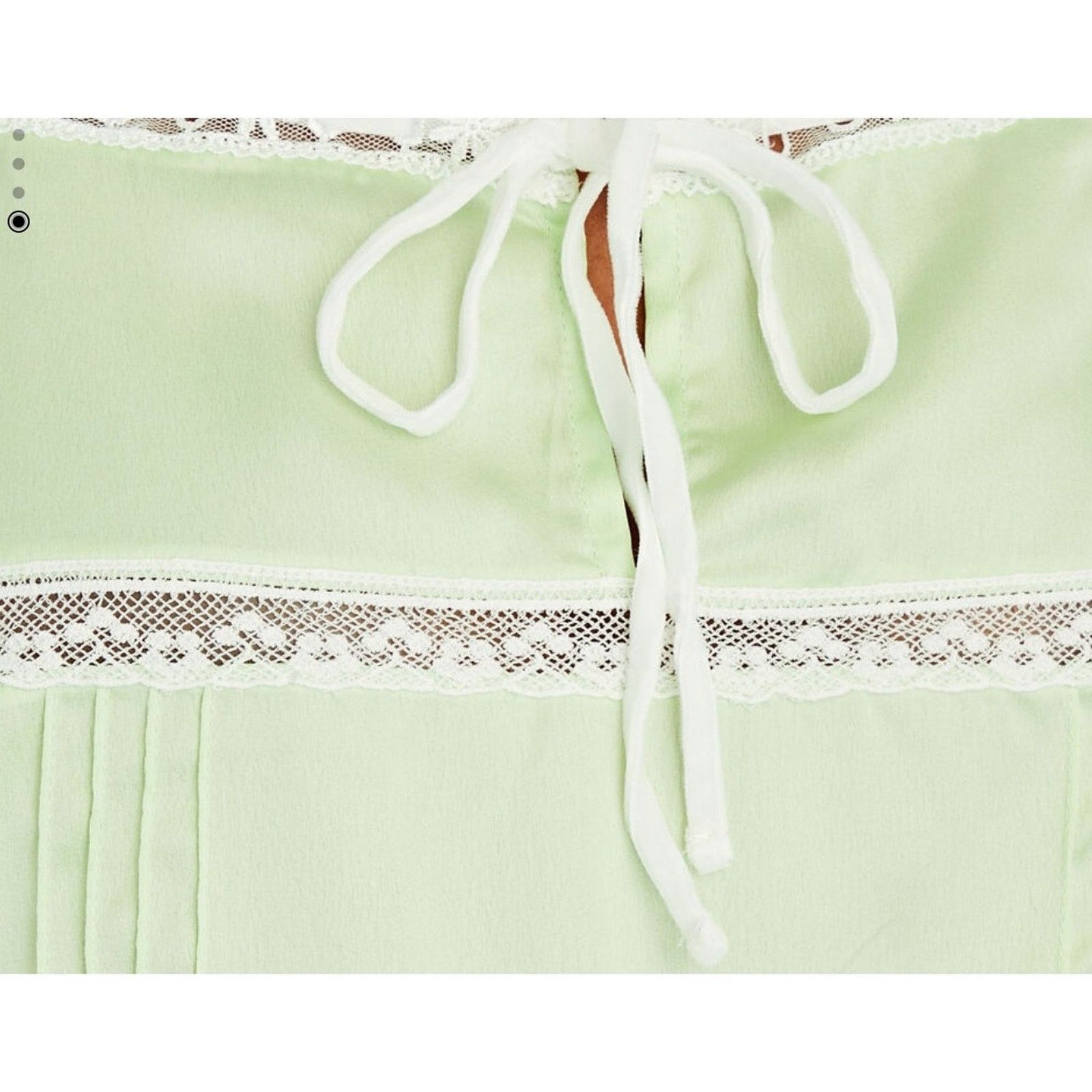 LoveShackFancy LoveShackFancy Sunny Lace Trimmed Pintucked Camisole Size XL / US 12-14 / IT 48-50 - 3 Thumbnail